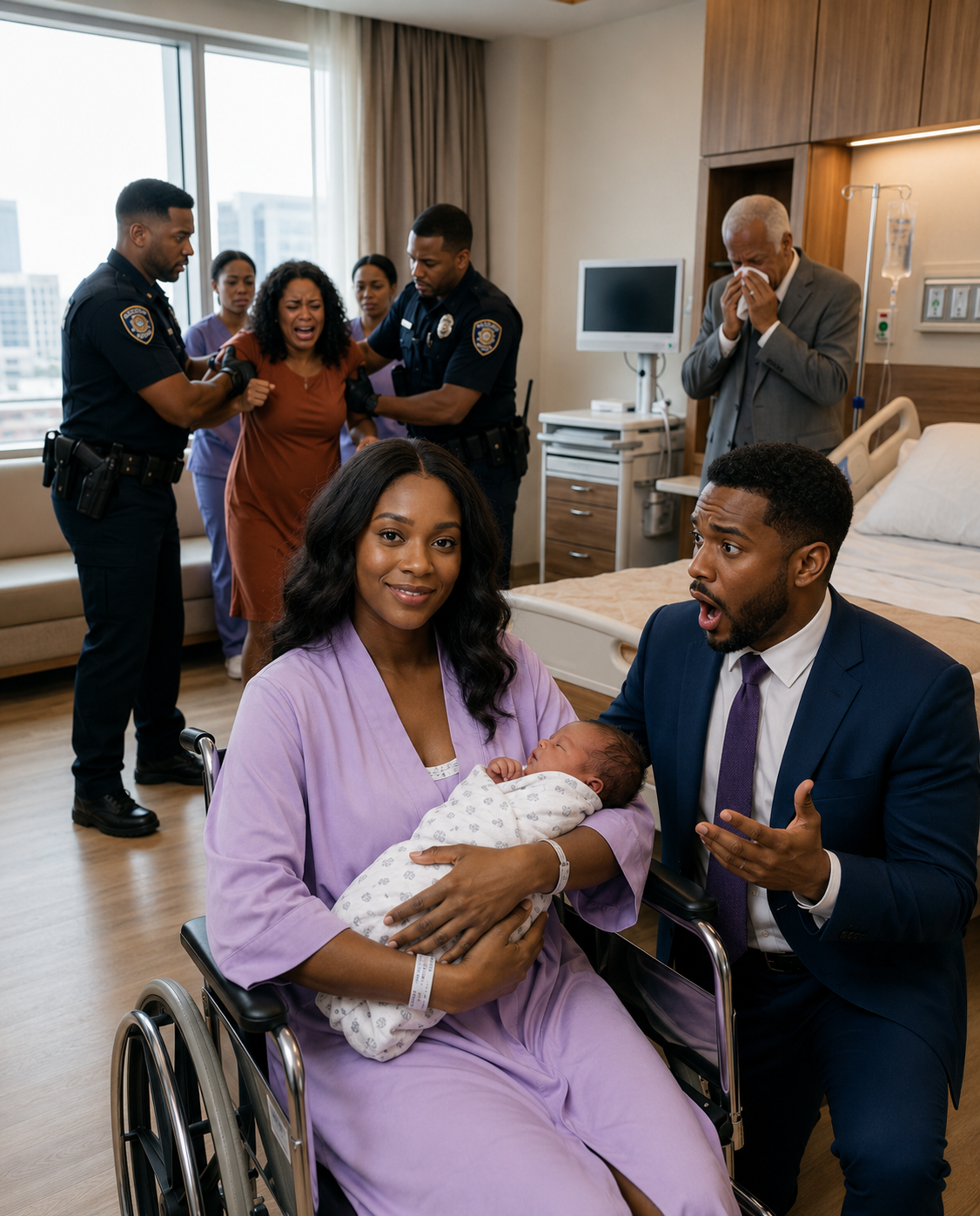In my private hospital suite just after giving birth, my billionaire dad asked: “Are the $4,000 a month not enough for you