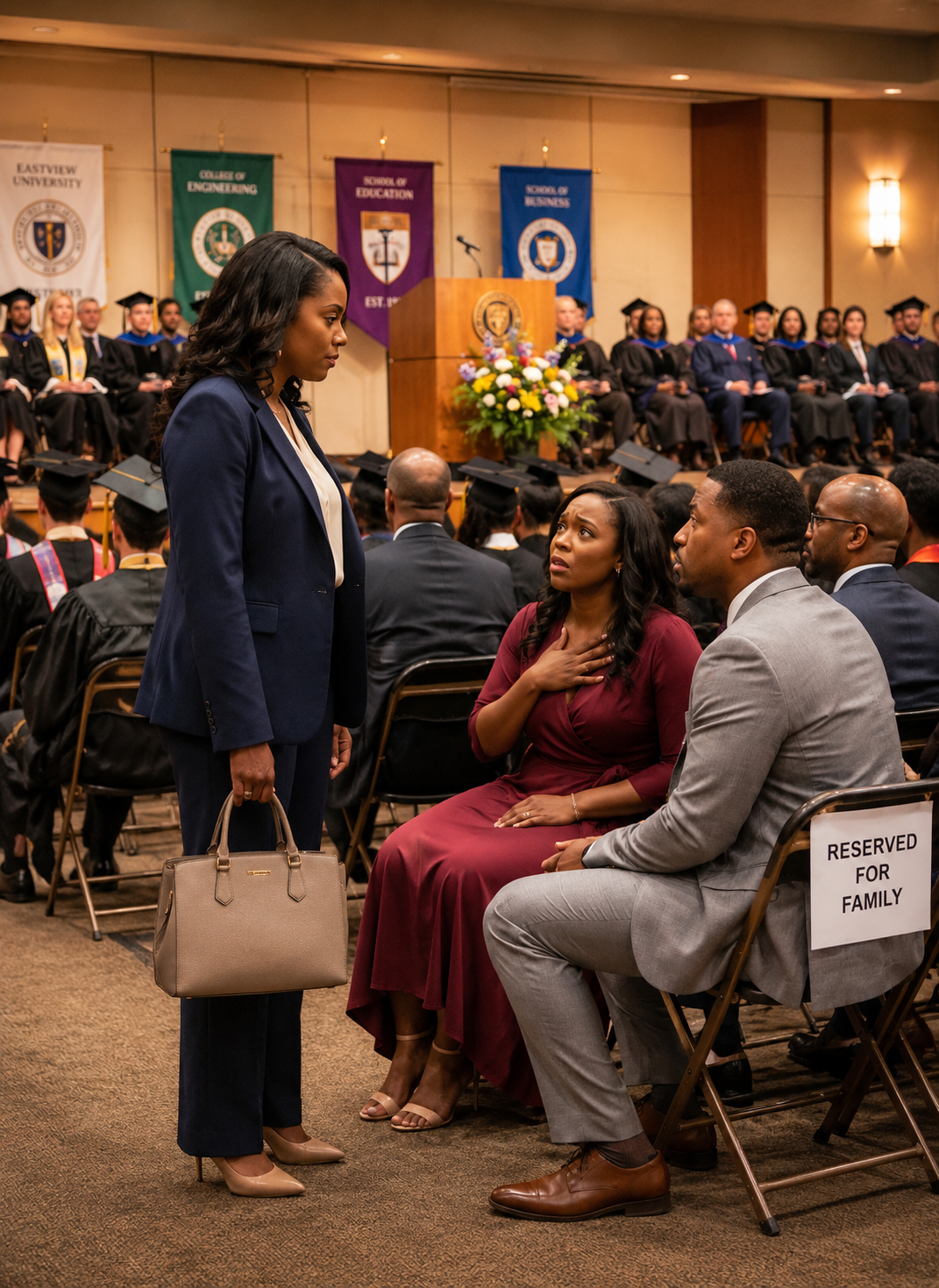 My Ex’s New Wife Took My Seat At Graduation Until My Son Took The Podium And Revealed The Proof That Silenced Everyone