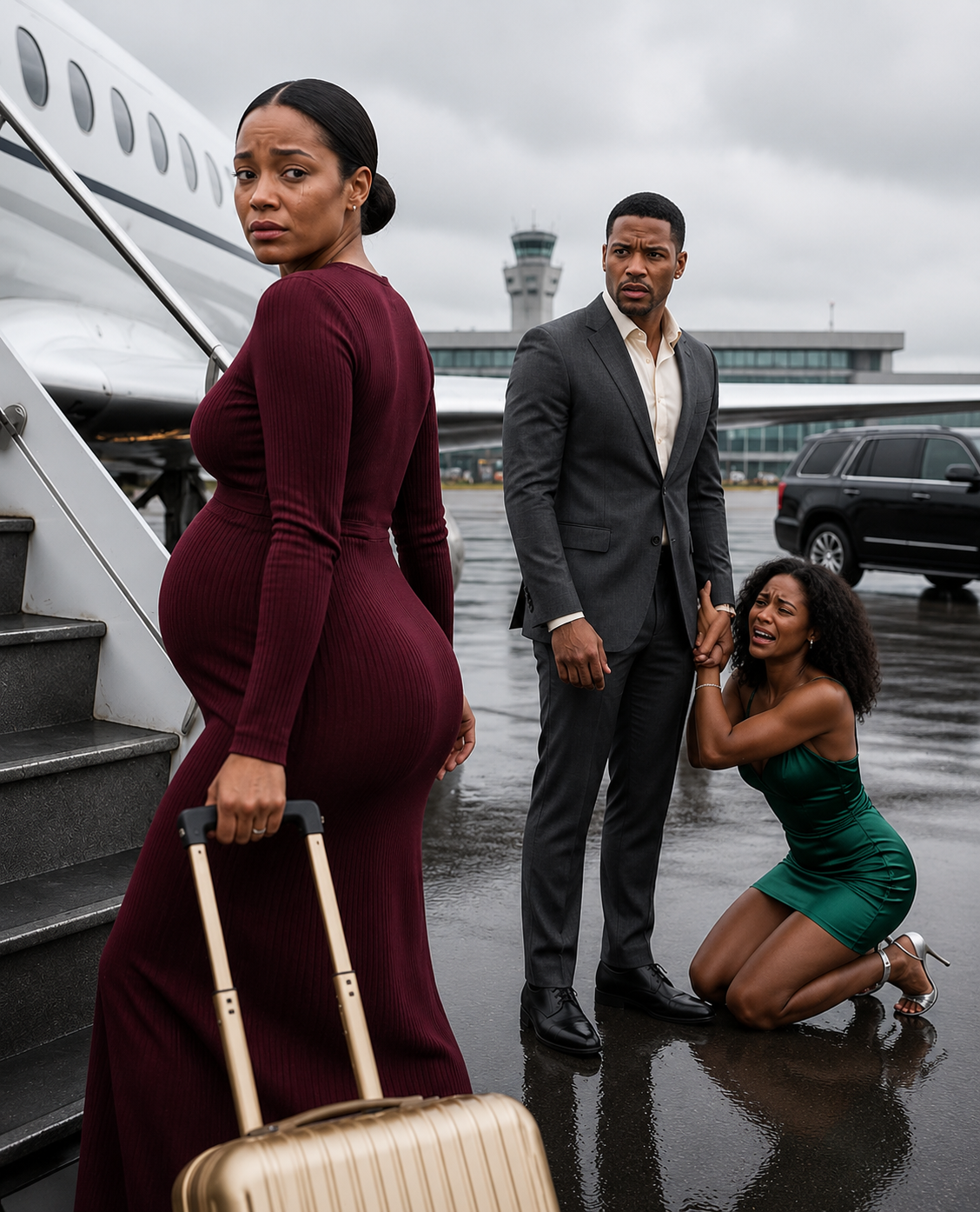 After a night with his mistress, his pregnant wife...