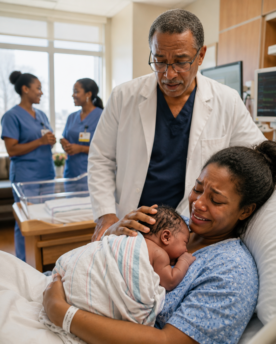 A Young Woman Gave Birth Alone After The Father Of Her Baby Walked Away, But Moments Later, The Chief Doctor Saw A Tiny Mark On The Newborn’s Shoulder, Broke Into Tears, And Realized A Thirty-Year Family Secret Could No Longer Stay Hidden