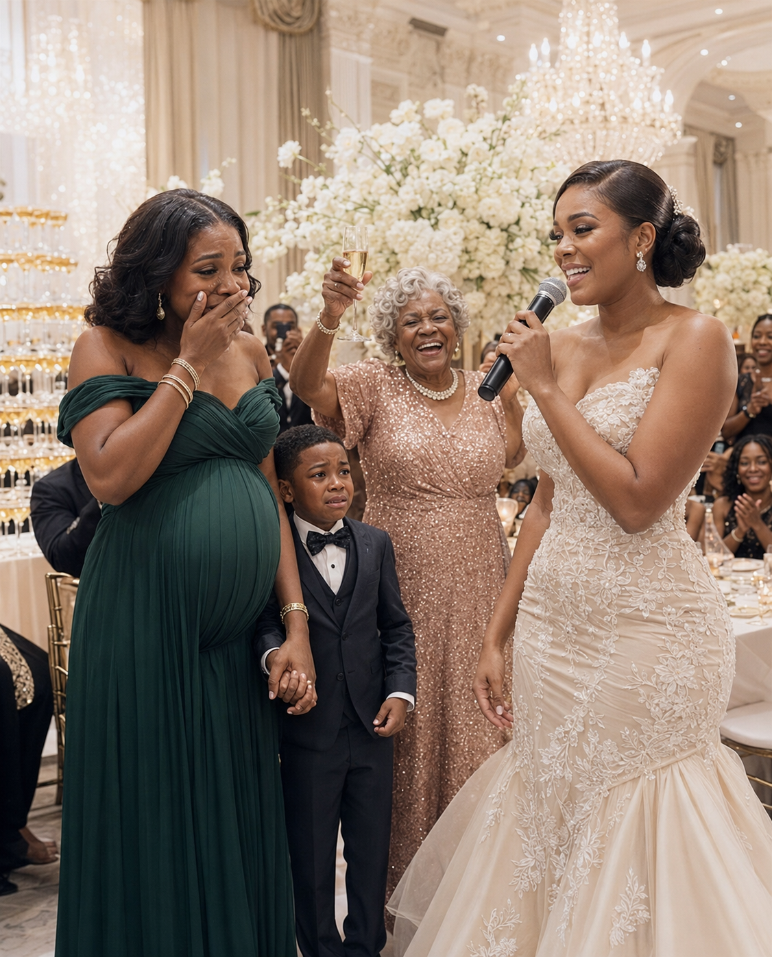 My Sister Called Me “The Single Mom Nobody Wanted” at Her Wedding—Then the Groom Took the Mic and Canceled Everything in Front of 200 Guests