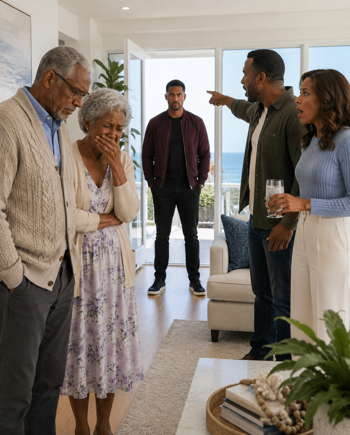 I bought my parents a $425,000 seaside mansion for their 50th anniversary, but when I arrived, my mother was crying and my father was shaking.