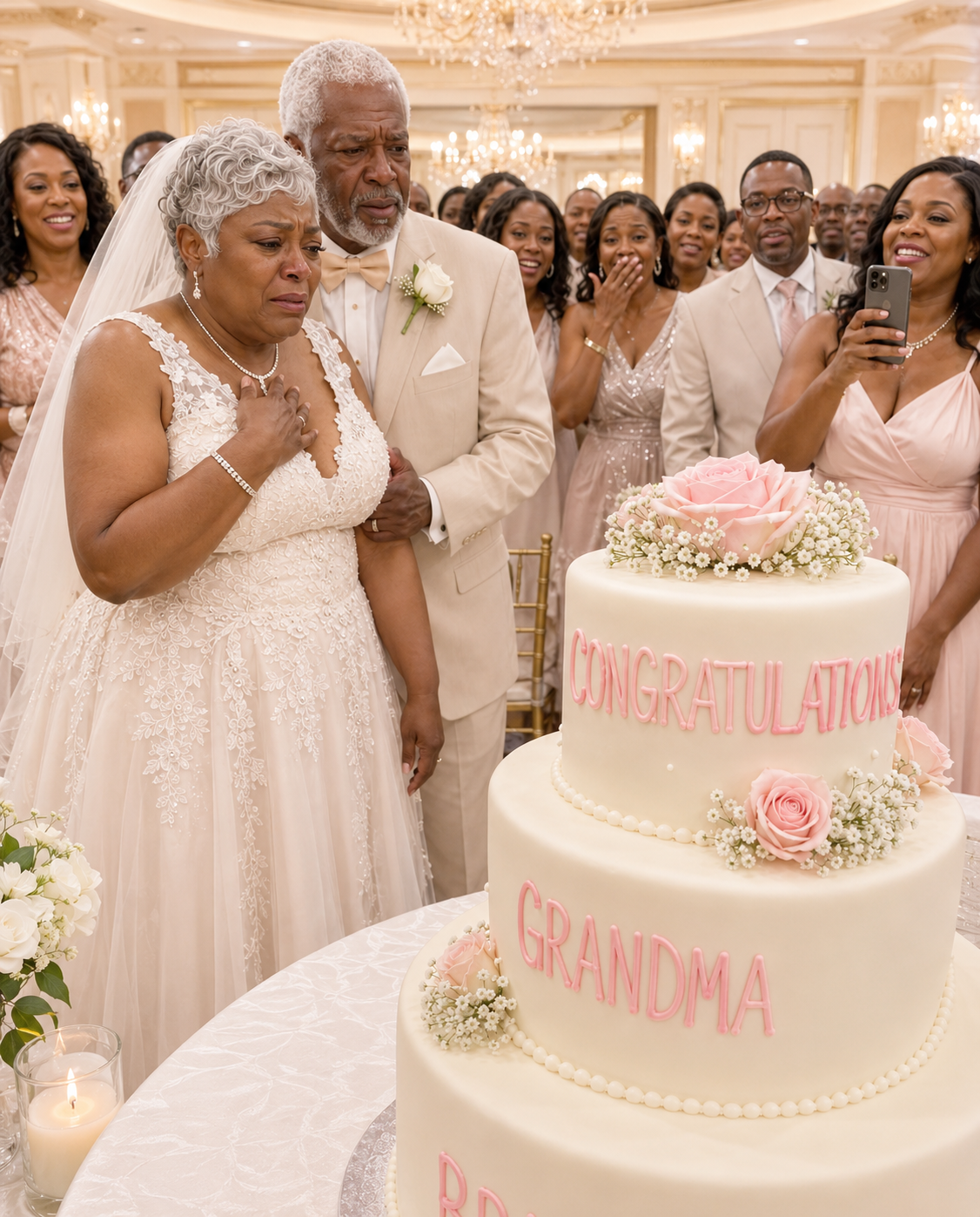 My Sister Sent a 'Congratulations Grandma Bride' Cake to My Wedding at 56 – What My Husband Did with It Made Everyone Gasp