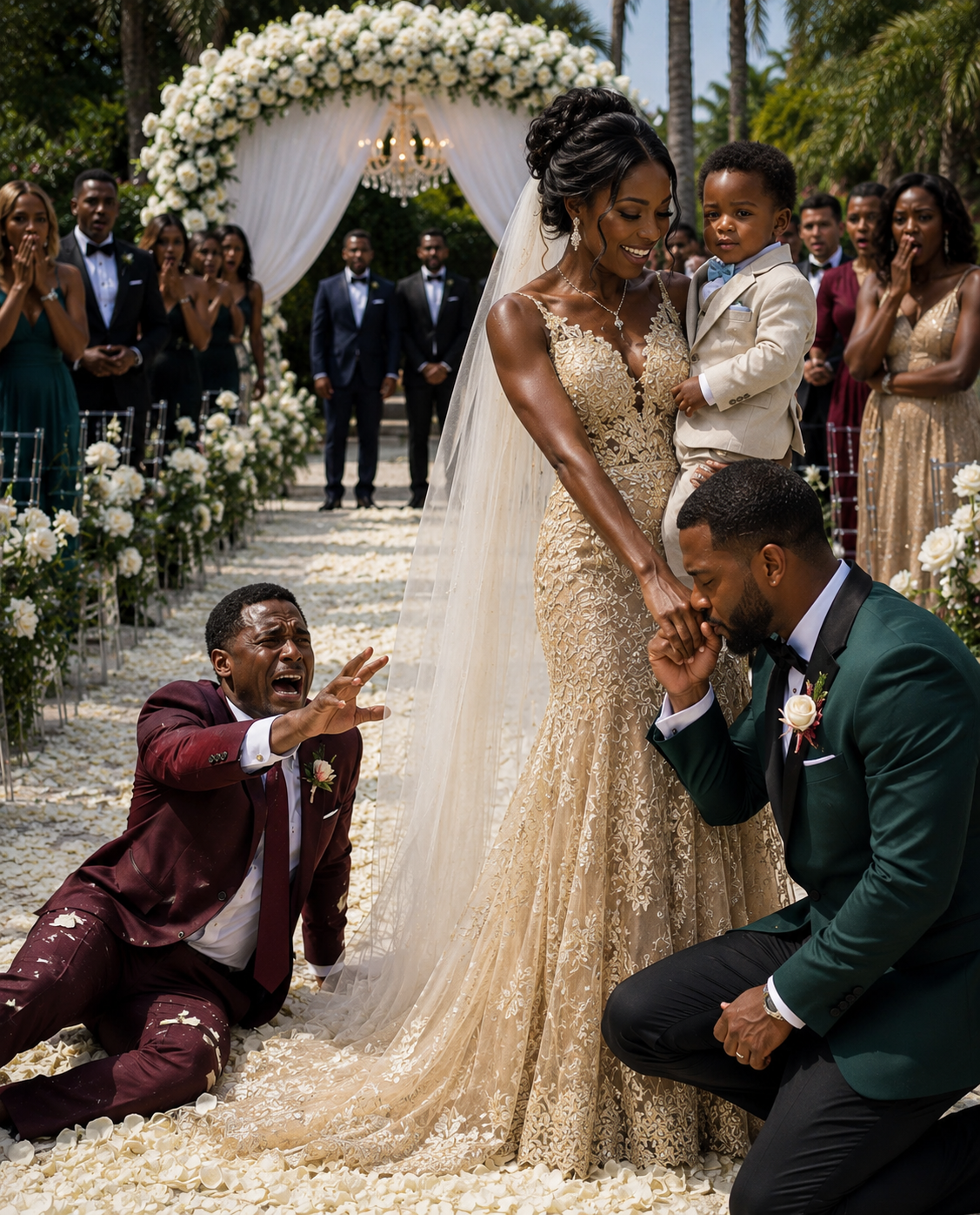 “I’ll marry you, but your deaf adopted son stays in the back row. I’m not letting a defective kid ruin our wedding photos,” my fiancé sneered just an hour before the ceremony. I didn’t cry