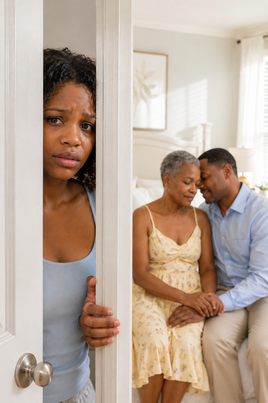 I caught my husband in his mother’s room late at night. When he whispered, “I can’t keep pretending,” I realized our marriage wasn’t failing from lack of love… but from a disturbing bond I didn’t understand.