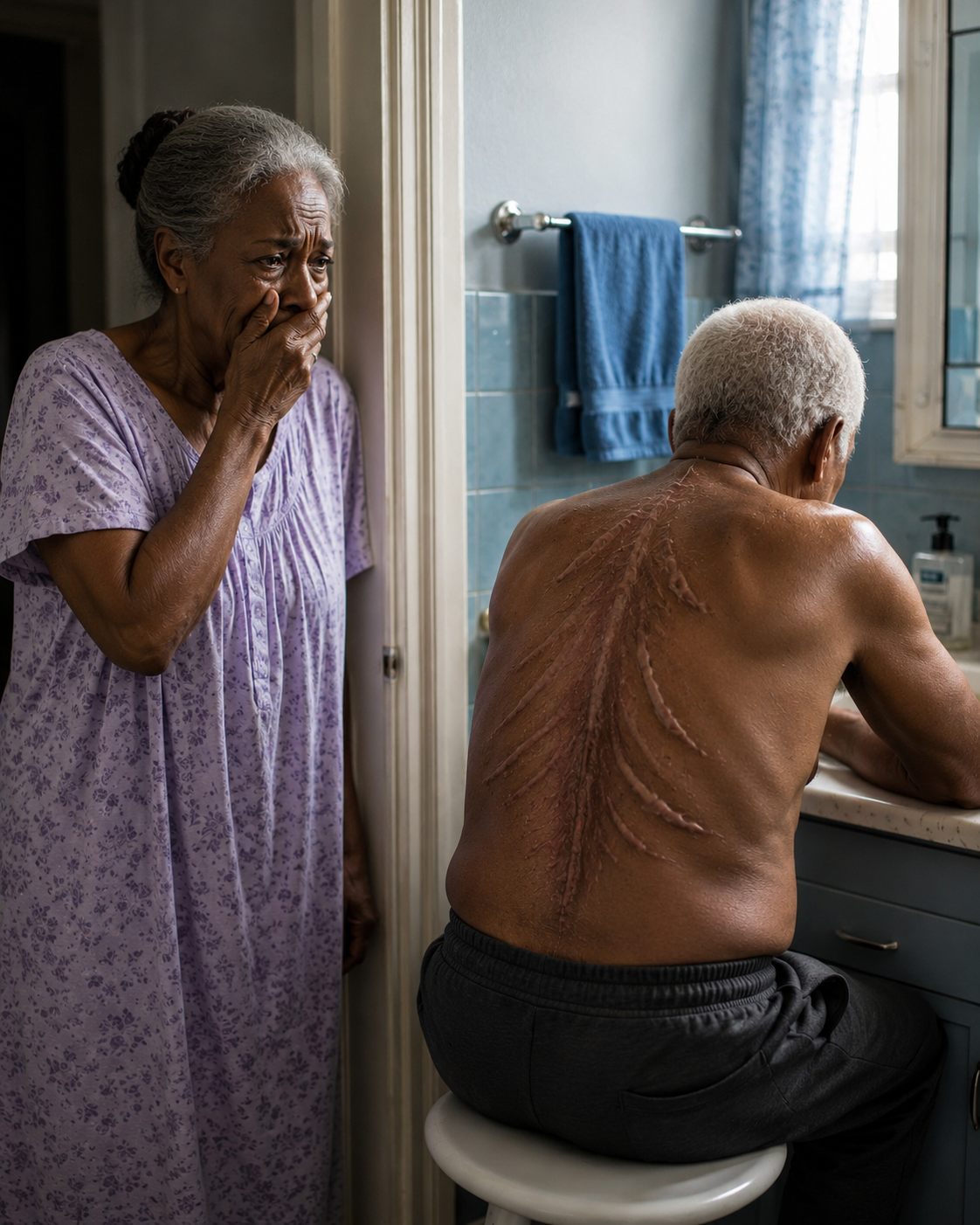 My husband locked himself away every dawn for thirty-five years, and when I finally looked through the keyhole, I understood why he always said: “I do it to protect you.”