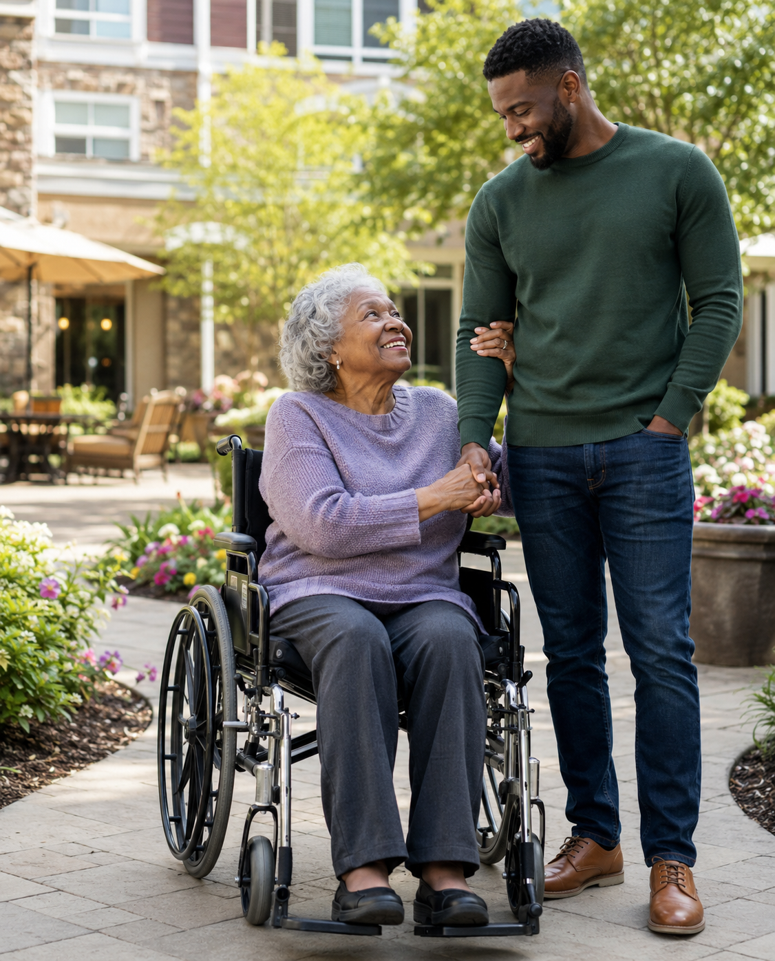 I Pretended to Be an Elderly Woman’s Son at the Nursing Home Because Her Real Family Paid Me – After She Passed Away, the Director Said, ‘She Left One Last Request for You’