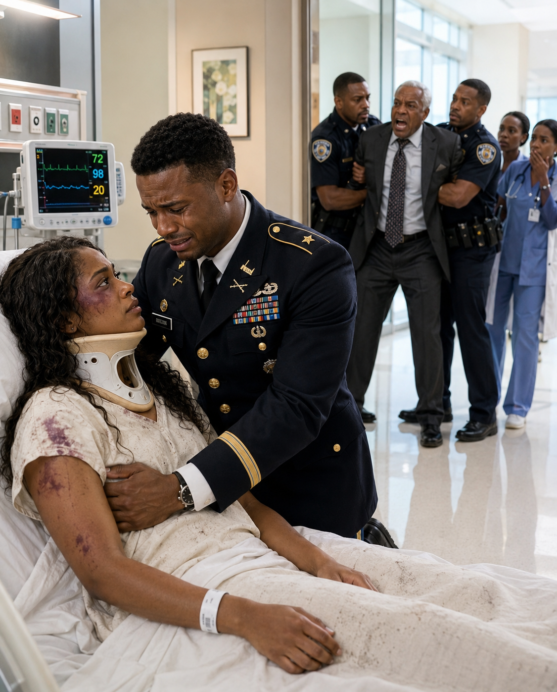 Her father-in-law and eight brothers b.e.a.t her while she was pregnant… But they didn’t know that her military husband never came