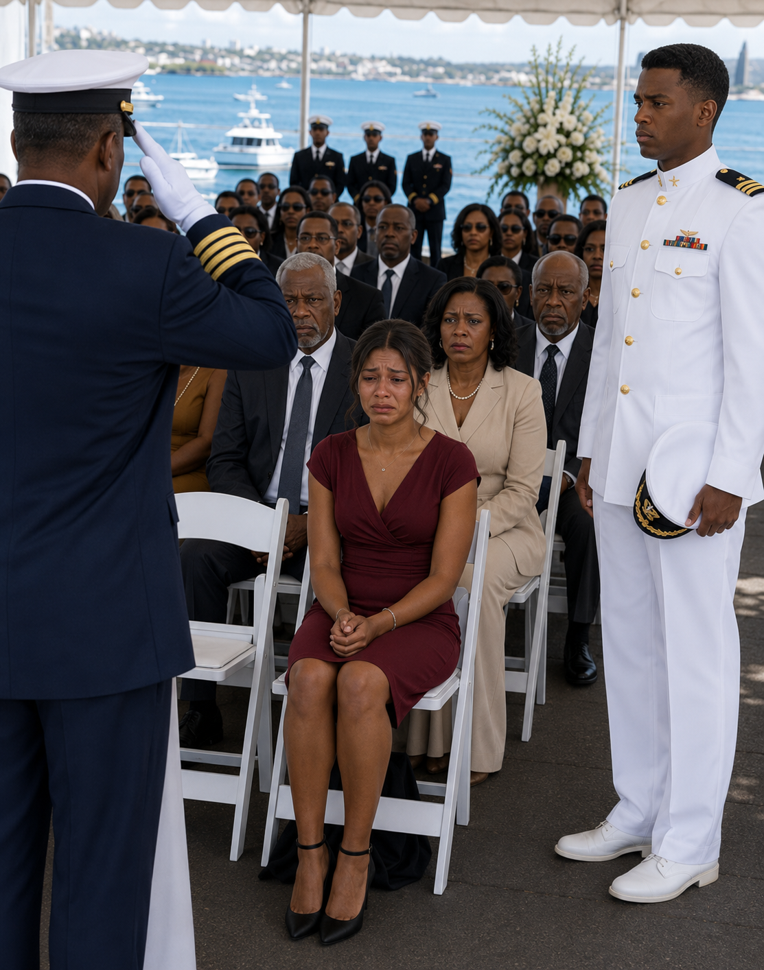 My Family Laughed When I Sat Alone At My Brother’s Trident Ceremony Until The SEAL Commander Saluted Me