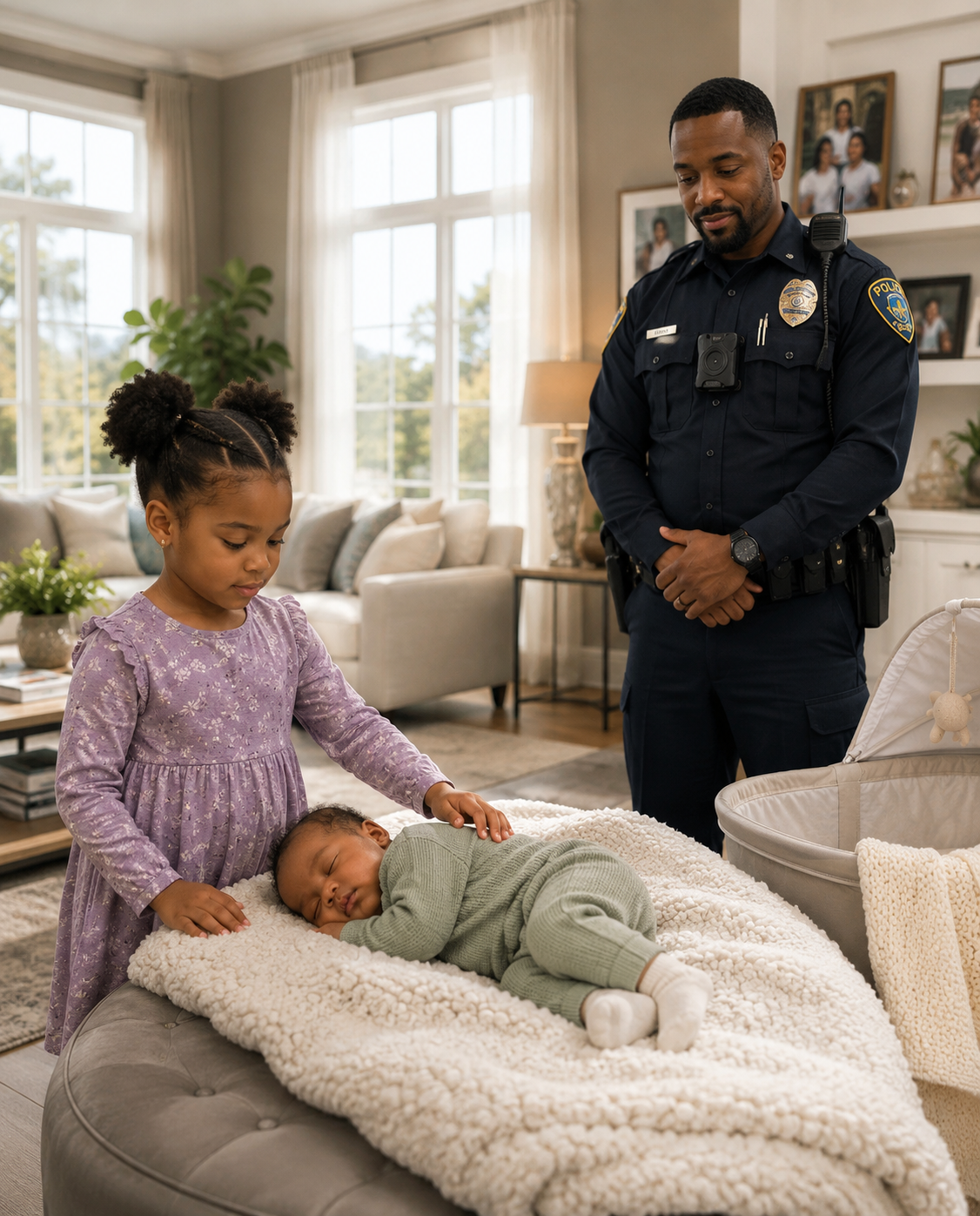 Brave Seven Year Old Girl Calls Help To Save Fading Baby