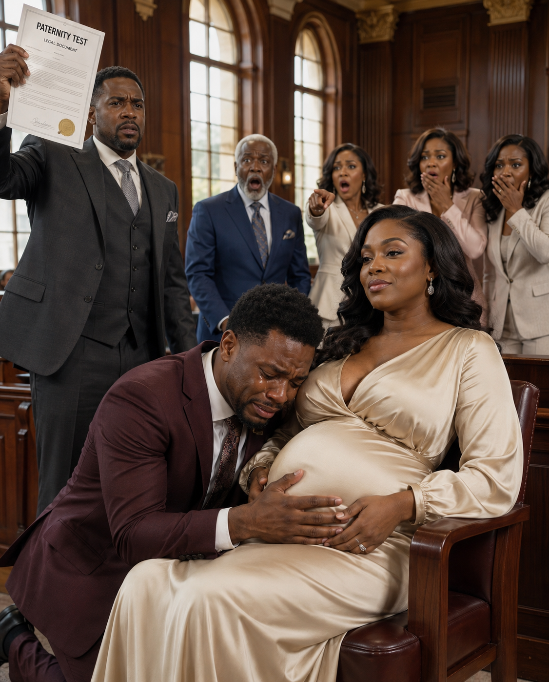 Mocking my 8-month pregnant body at our divorce hearing, my billionaire husband laughed. “You leave with nothing,” he sneered. His arrogant mistress giggled.