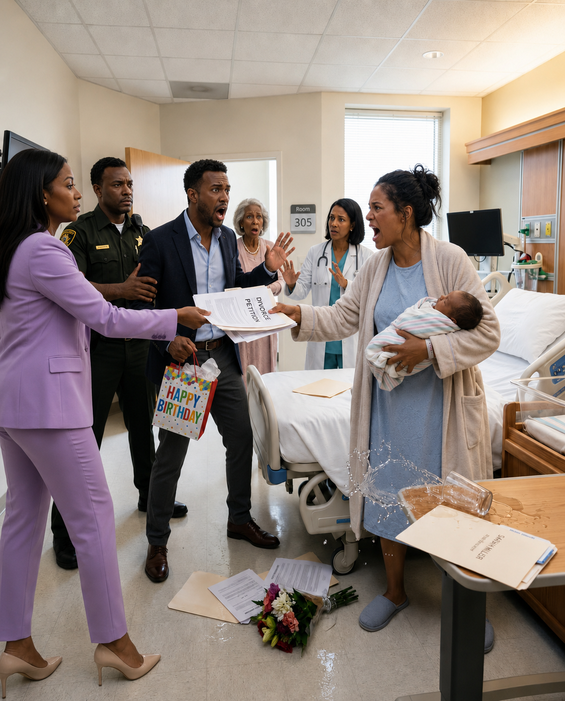 When I was about to give birth, my husband screamed at me to “stop being dramatic” and left for his mother’s birthday party. Two days later, he came home smiling—until what he saw made him collapse in fear…..