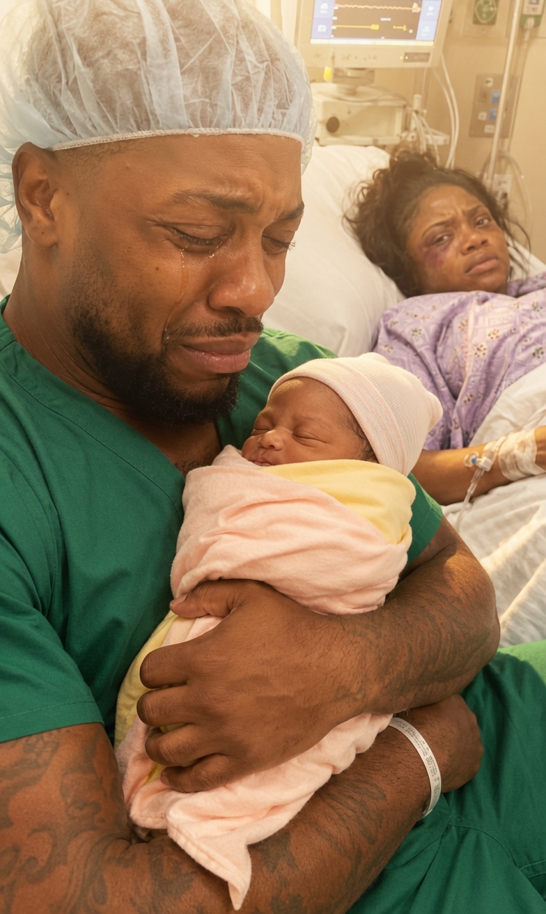 She went to the hospital to give birth, but the doctor burst into tears upon seeing the baby...