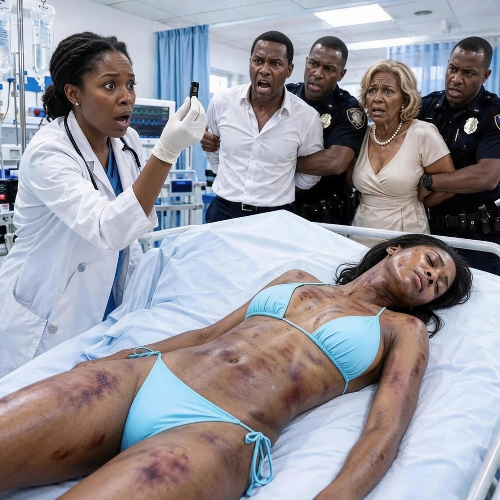 My husband left me, covered in bruises and unconscious, outside the emergency room, then told the police that I had a/t/t@cke/d him first.
