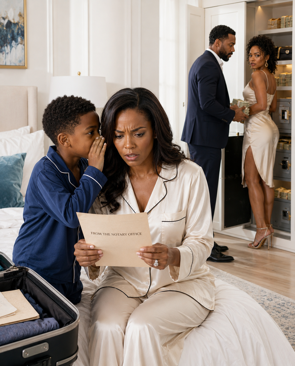 My Little Son Walked Into My Bedroom And Whispered, “Mom, Dad Has A Girlfriend… And When You Leave For Your Business Trip M1