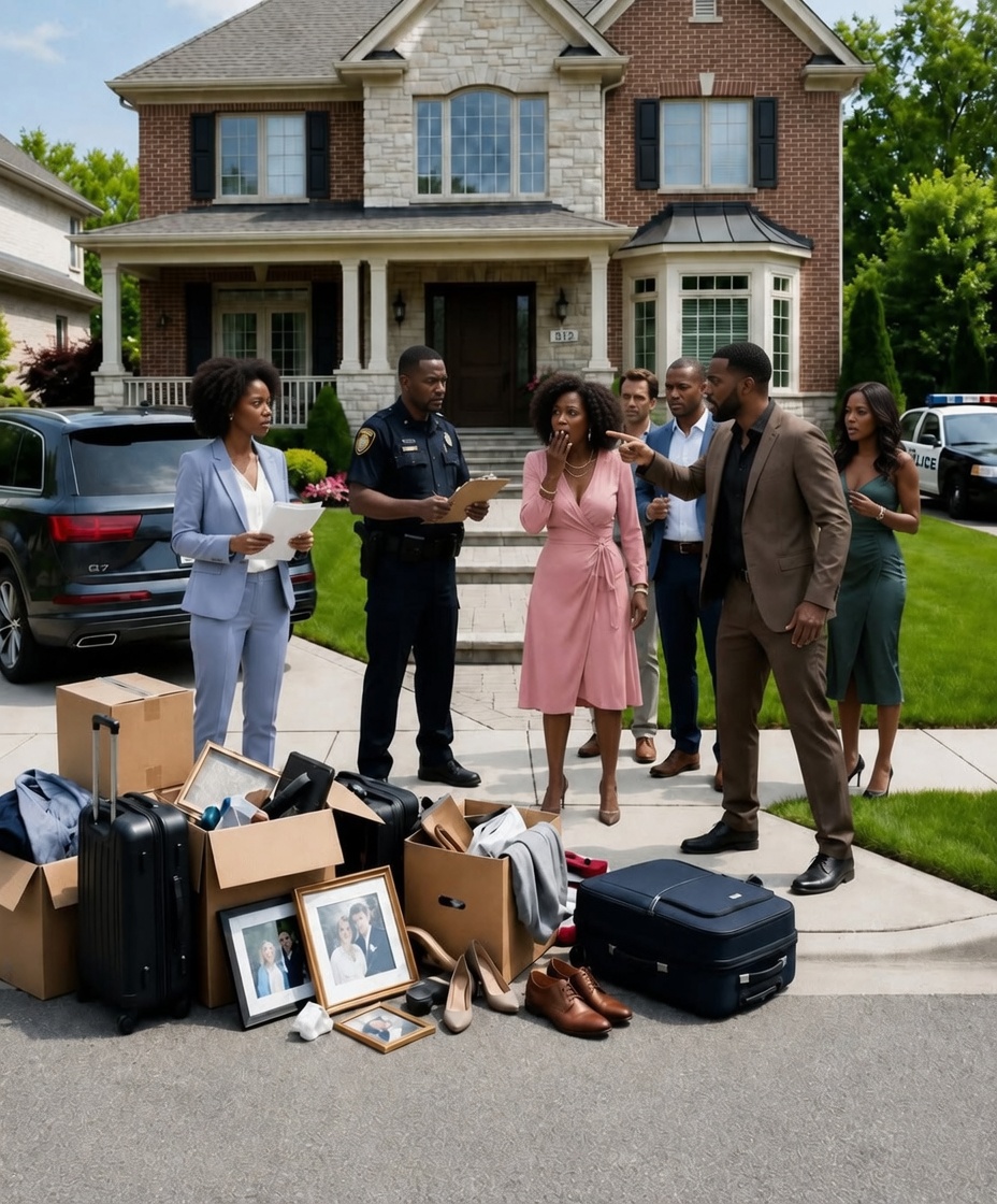 My ex-mother-in-law applauded outside the courthouse after the judge finalized our divorce, then led the family off to celebrate my embarrassment. But when they returned to the family home, their laughter stopped—the sheriff was there, their belongings were on the lawn, and the house belonged to me legally.