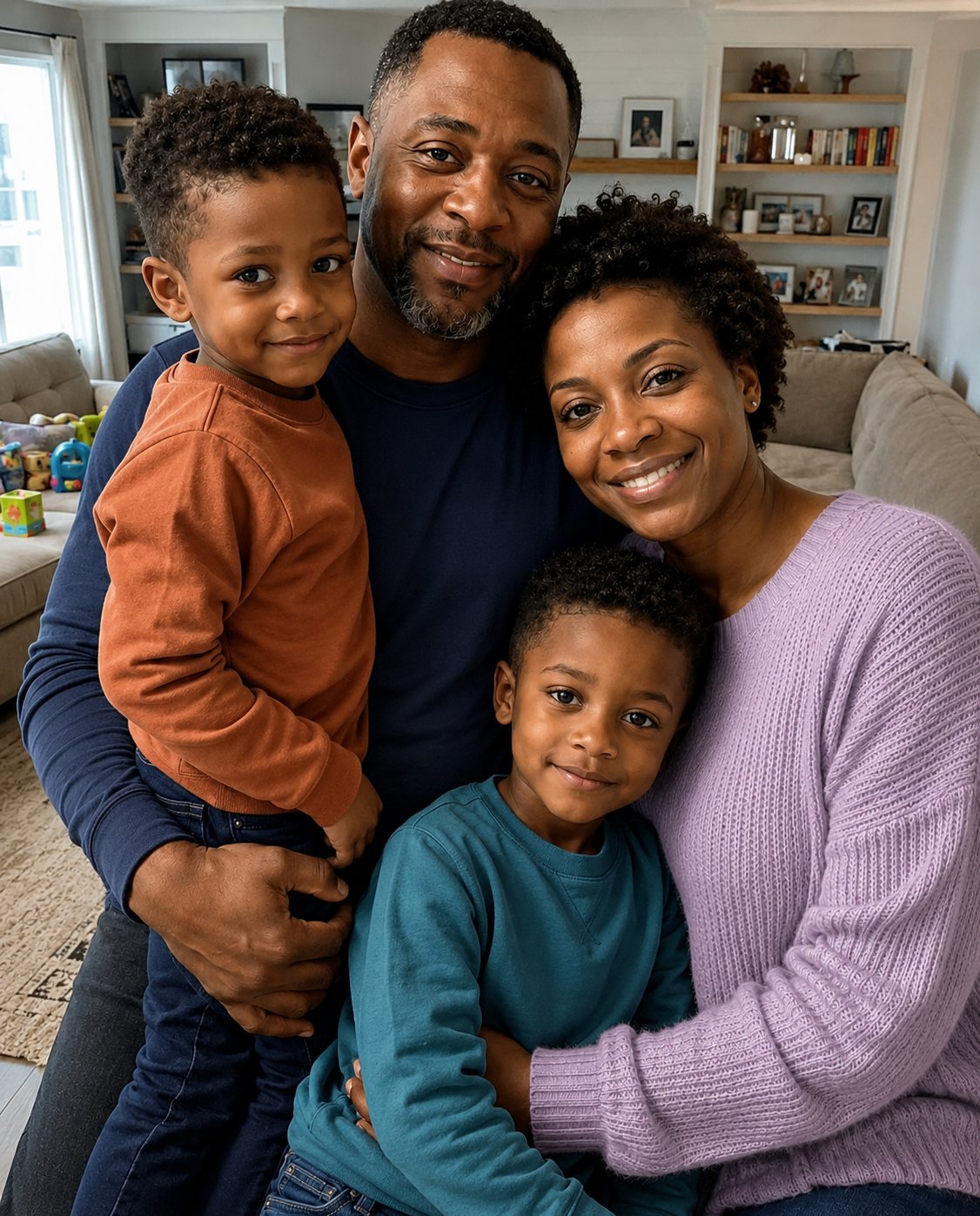 My husband pu.shed me to adop.t 4-year-old twin boys for months so we could be a real family — when I ac.cidentally overheard his real reason, I packed our bags.