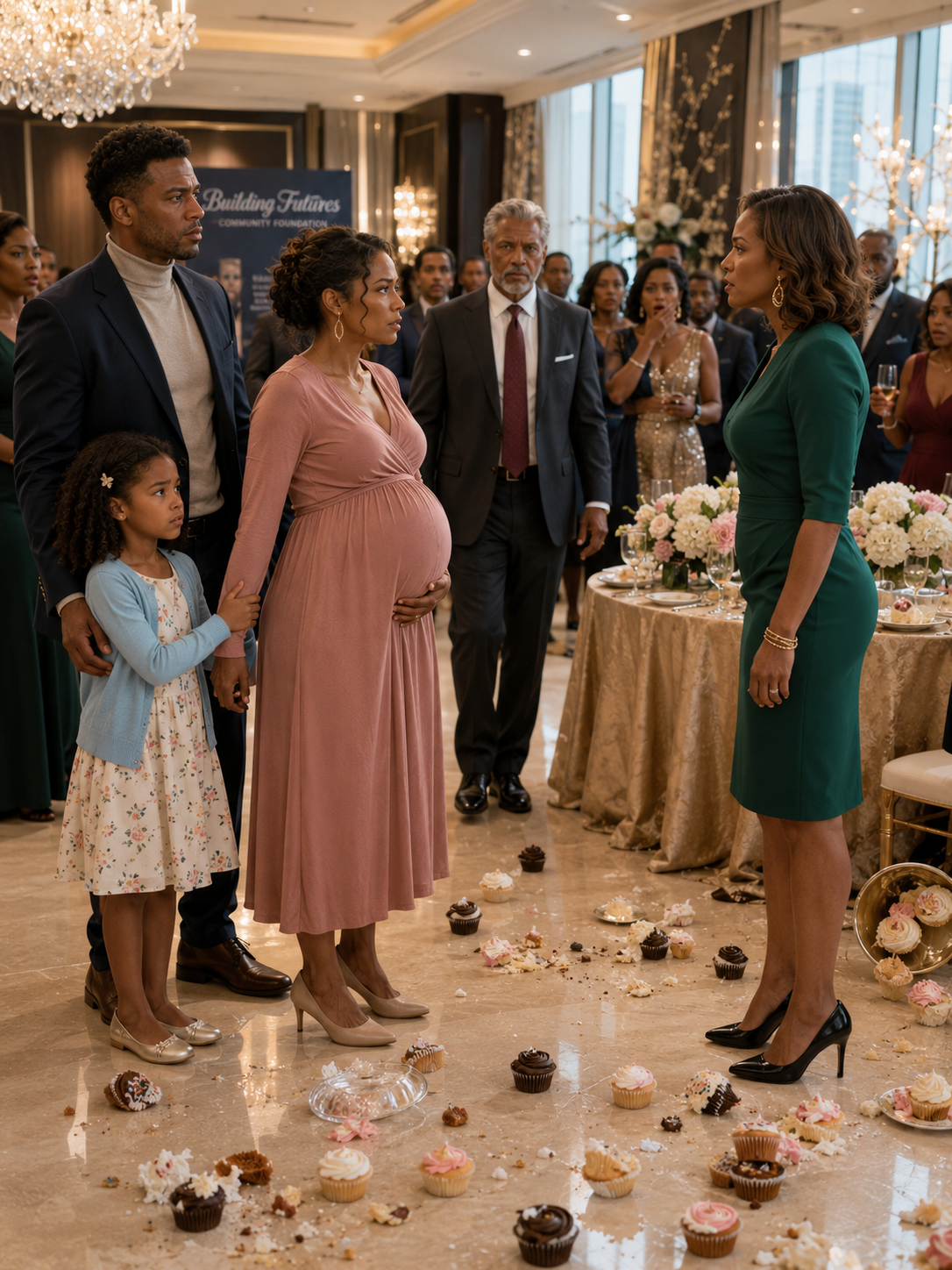 My Daughter Watched A Woman Push Her Pregnant Mother To The Floor And Call Us Lower Class. For One Moment, I Wanted To Leave. Then I Looked At My Little Girl And Realized She Was Learning Something Far More Important Than Baking. She Was Learning What Happens When Good People Refuse To Stay Silent.
