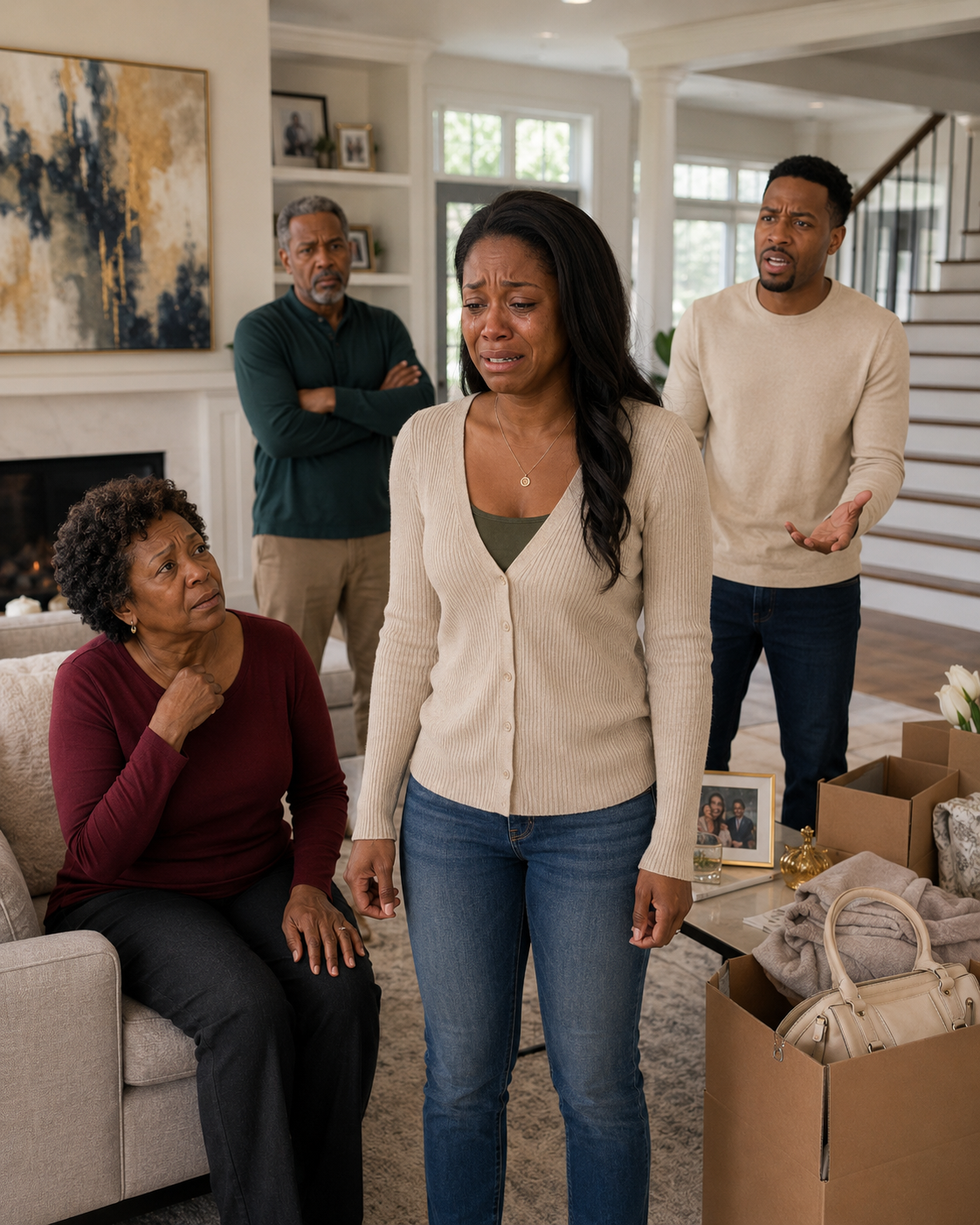 On my birthday, my father walked in, looked at my b:ruised face, and asked, “Sweetheart… who did this to you?” Before I could speak, my husband smirked and said, “I did. Gave her a sl:ap instead of congratulations.”