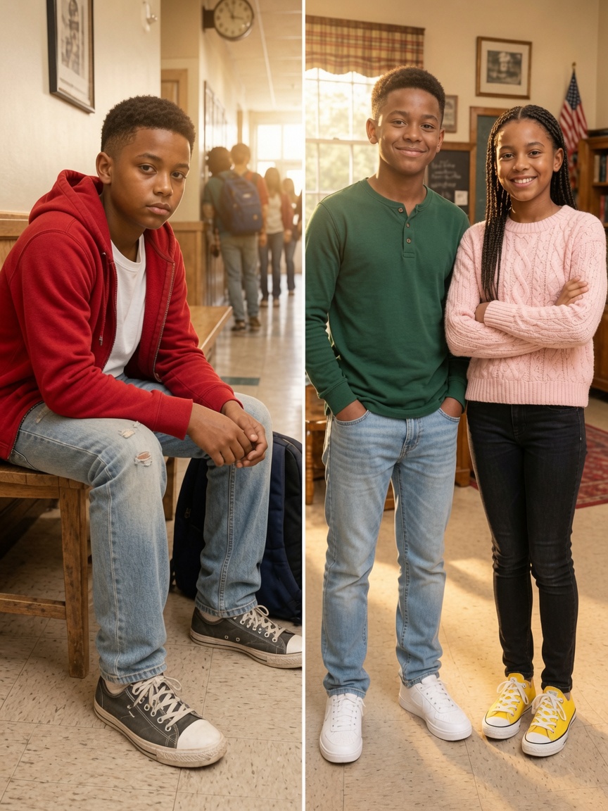 My 12-Year-Old Daughter Spent All the Mon.ey She Had Saved to Bu.y New Sneakers for a Boy in Her Class – The Next Day, the School Principal Urgently Called Me to School