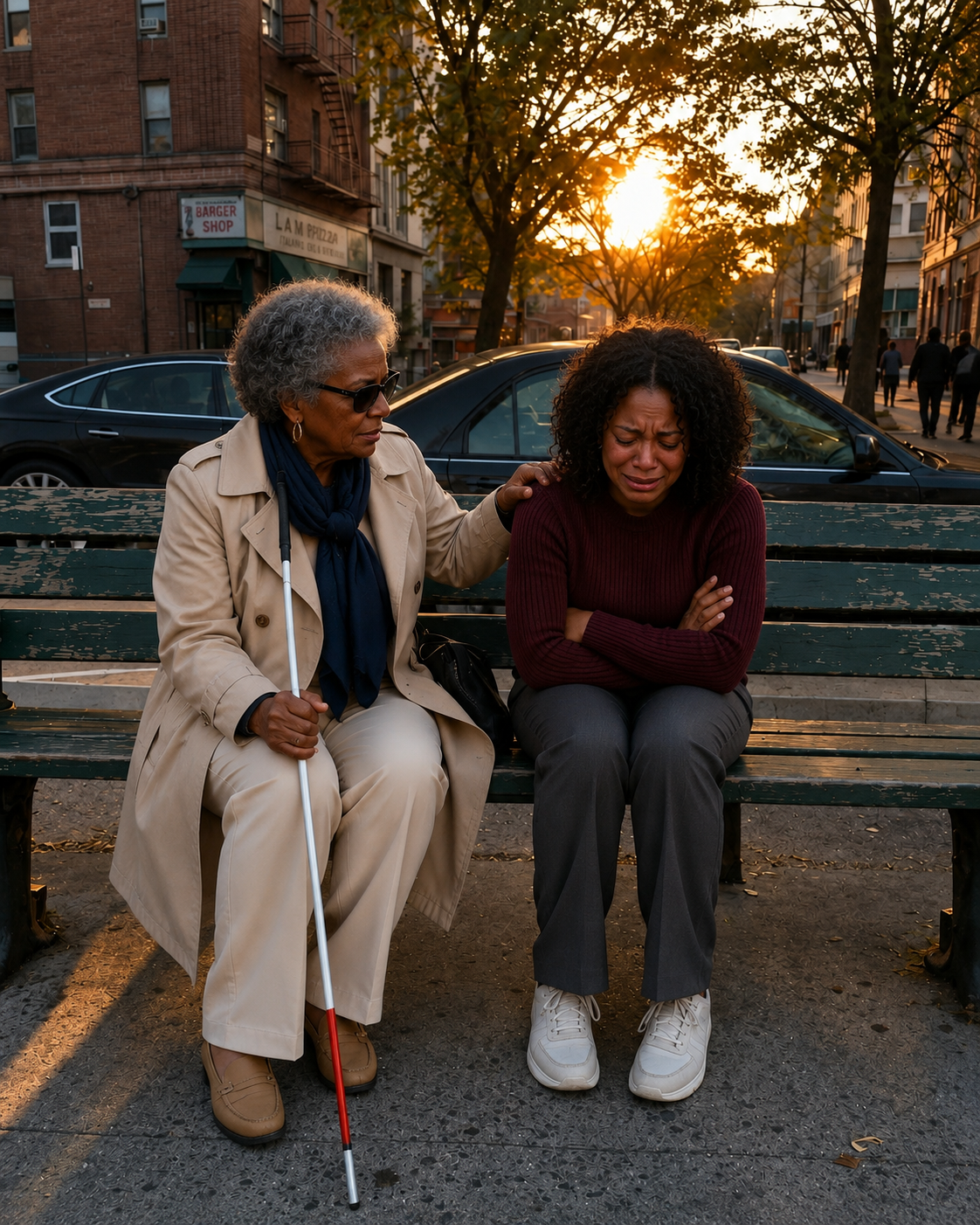 My Husband Stranded Me at a Bus Stop With No Money Then a Blind Millionaire Took My Arm