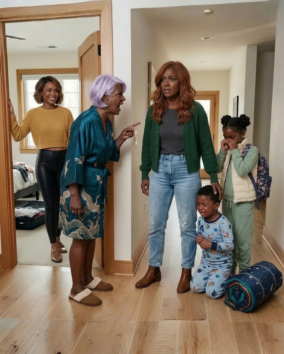 They made us sleep on the floor with my children… Three days later, my mother called me 98 times begging for forgiveness.