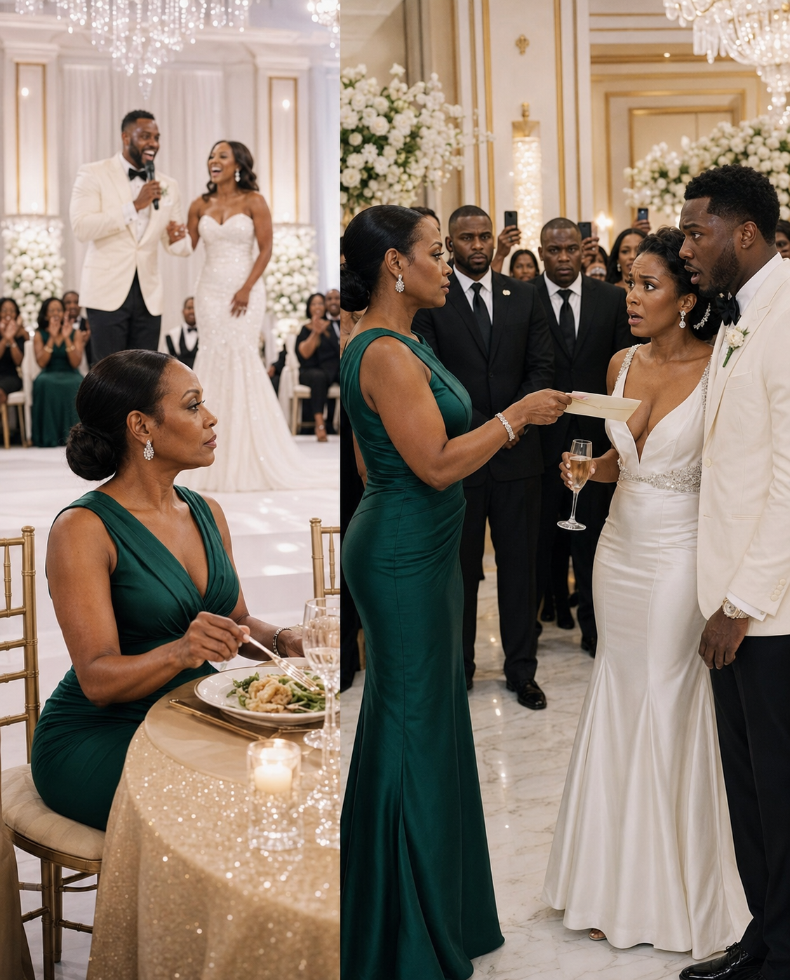 My ex-husband proudly introduced his new bride—a famous plastic surgeon—at their extravagant ballroom wedding, loudly joking that I couldn’t even afford her consultation fee.new