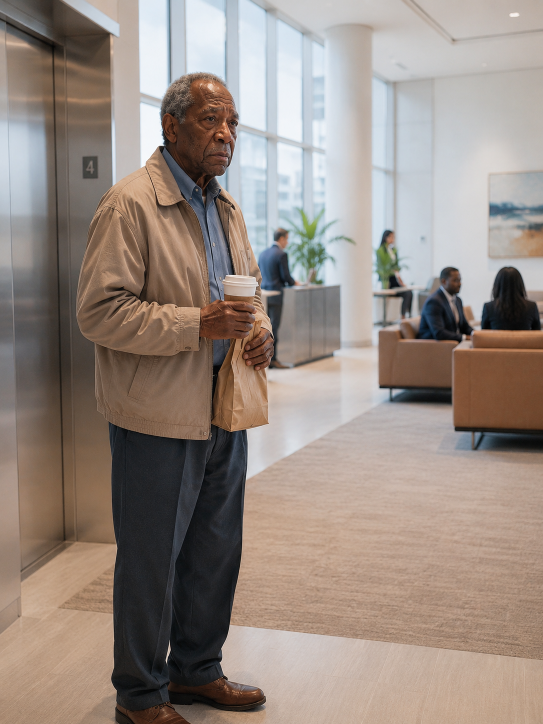 I decided to visit my wife at her job as a CEO. At the entrance, there was a sign that said…