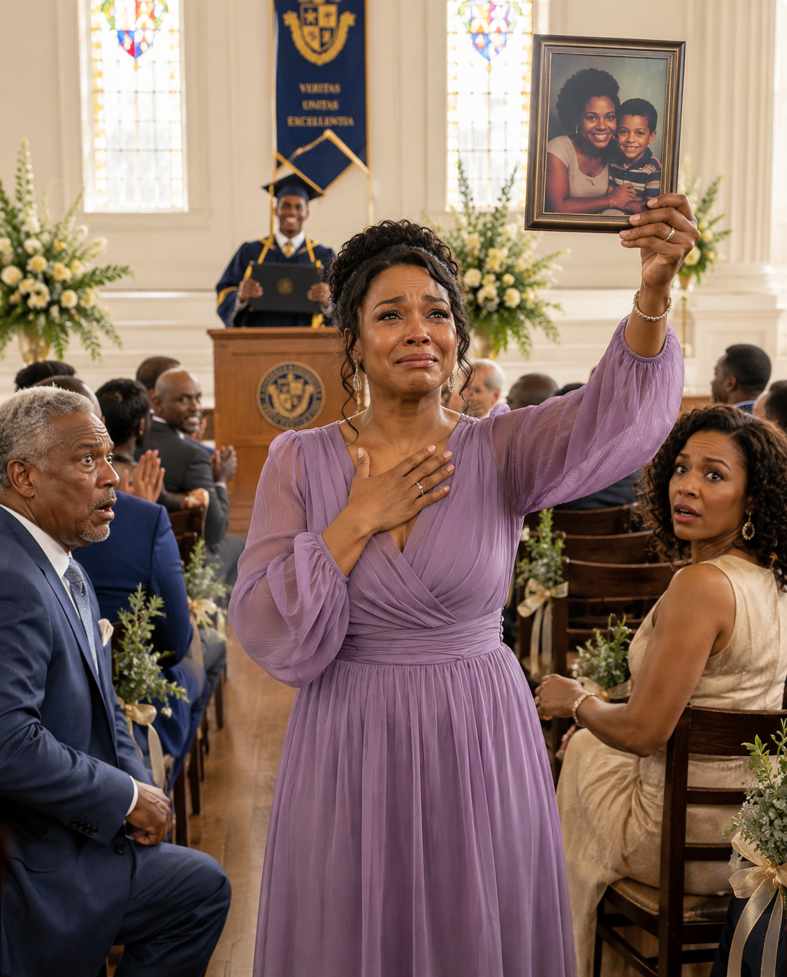 My ex’s new wife stole my seat at my son’s graduation. “His mother can watch from the back. She should be used to it by now,” she laughed. My ex did nothing