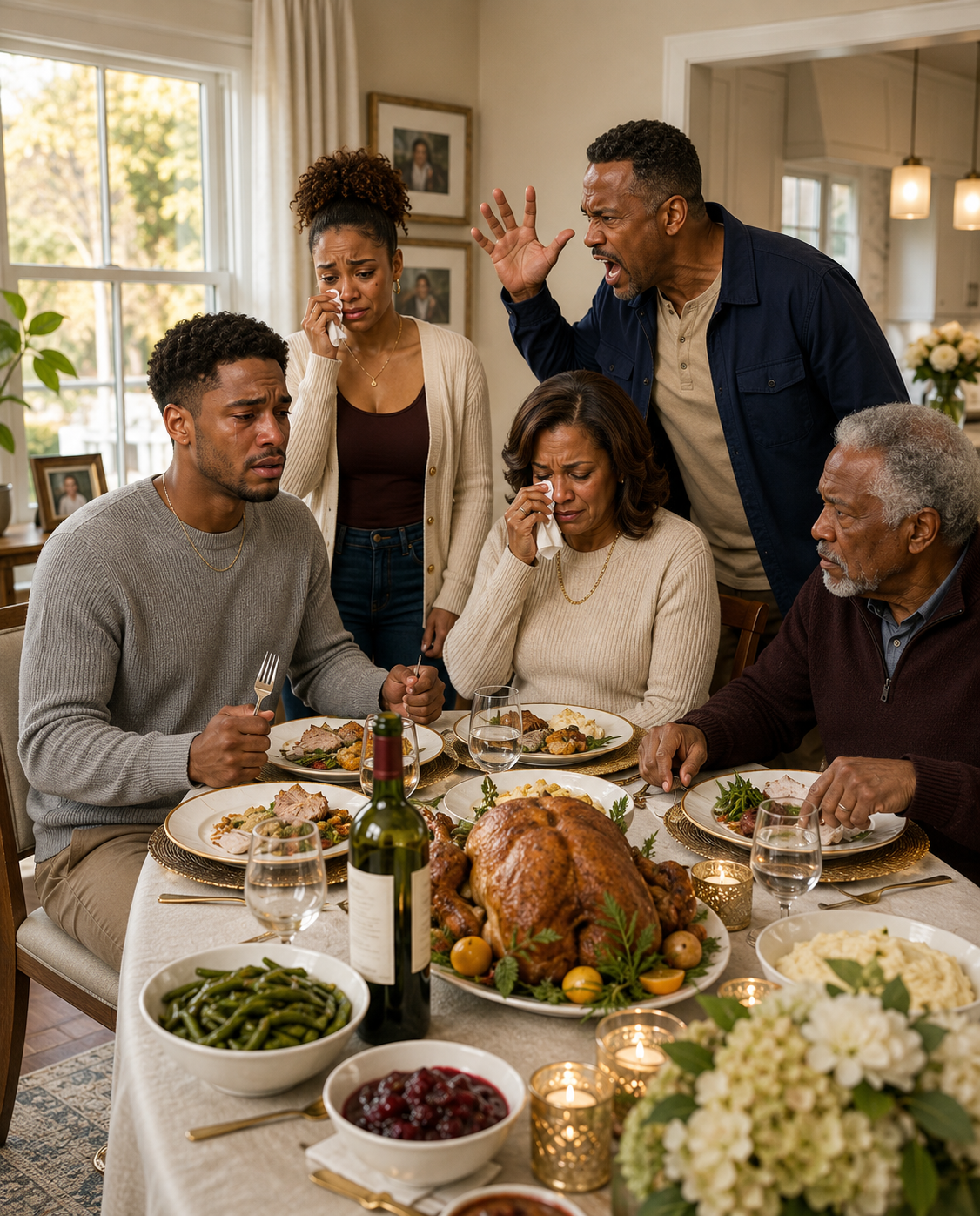 Grandpa stopped eating when he found out I was paying my parents rent while my sister lived there for free with her two kids.