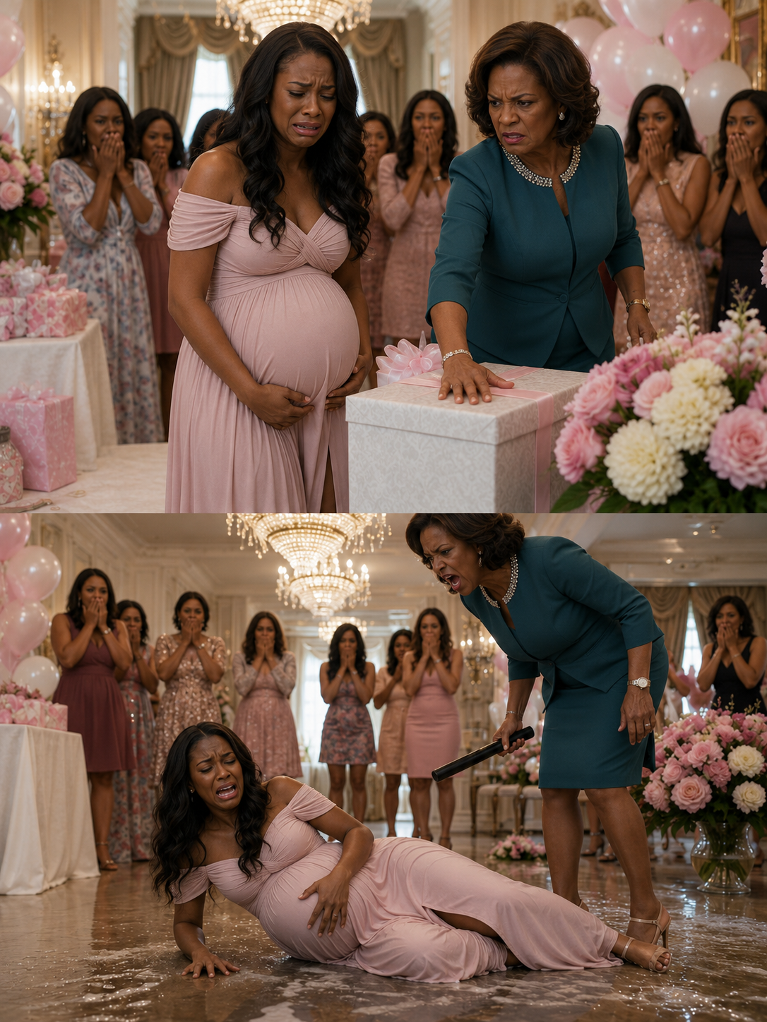 I was eight months pregnant, standing under pastel balloons, when my friends cheered, “For you—and the baby.” Someone whispered, “We raised $50,000 for your medical bills.” I was crying, laughing… until my mom’s eyes locked on the donation box.