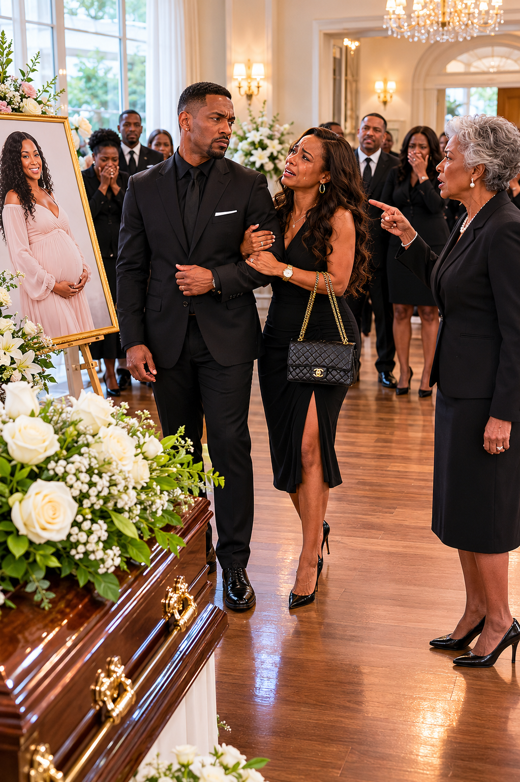 The Man Brought Mistress To His Pregnant Wife’s Funeral — Then The Lawyer Opened Her Will And Uncovered