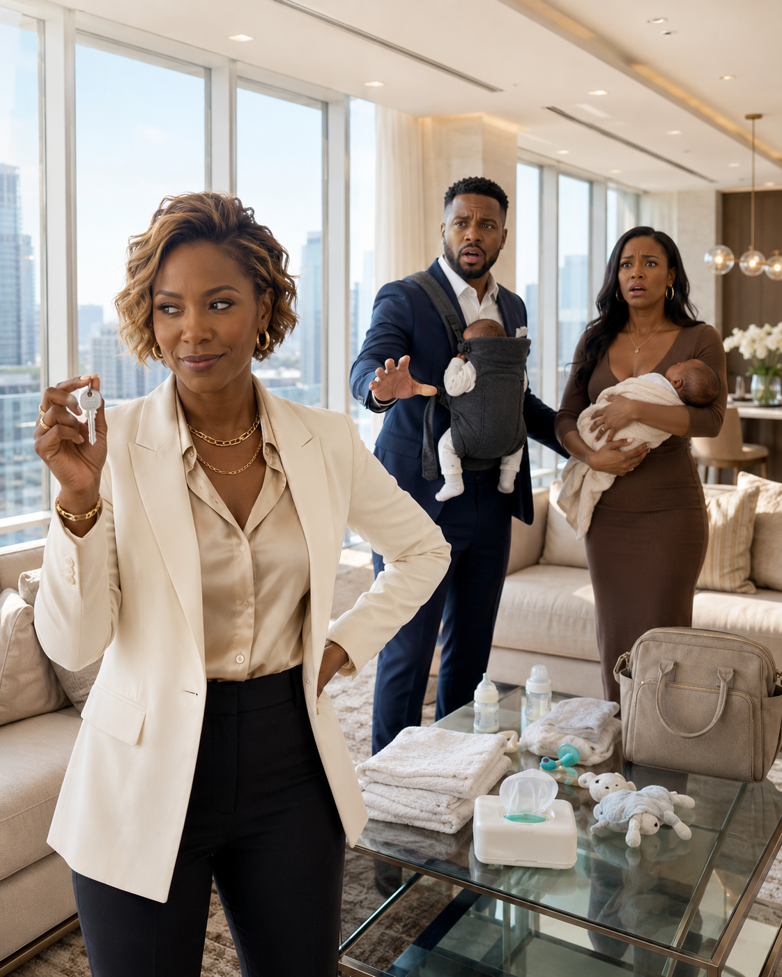 I arrived home early and found my husband settling his lover and two babies into my living room; when he told me “they’re staying here,” I understood that he wasn’t seeking forgiveness, but rather to keep what was mine while I silently endured it.