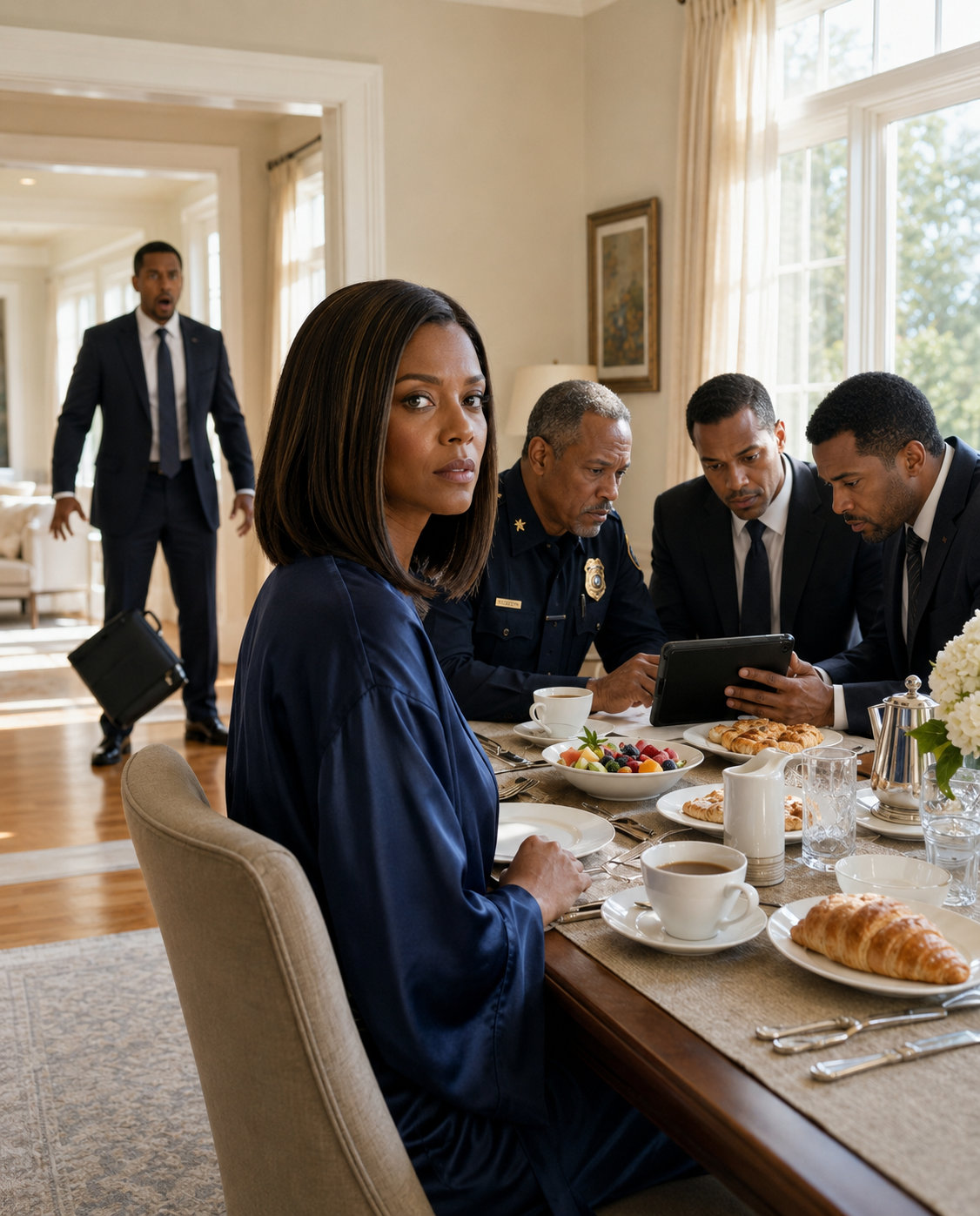 My husband sl:apped me because his shirt wasn’t ironed perfectly. I didn’t say a word. By 7 AM, I had prepared a lavish French breakfast and set the dining table.