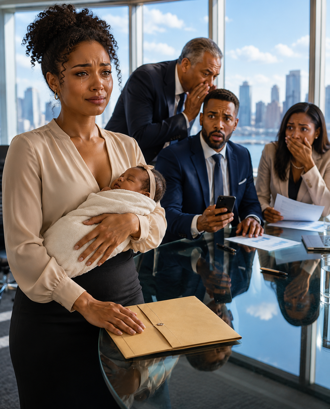 I arrived at the divorce with my 12-day-old baby in my arms and saw my husband with his lover; when I put the papers on the table, he whispered “that house was never yours”