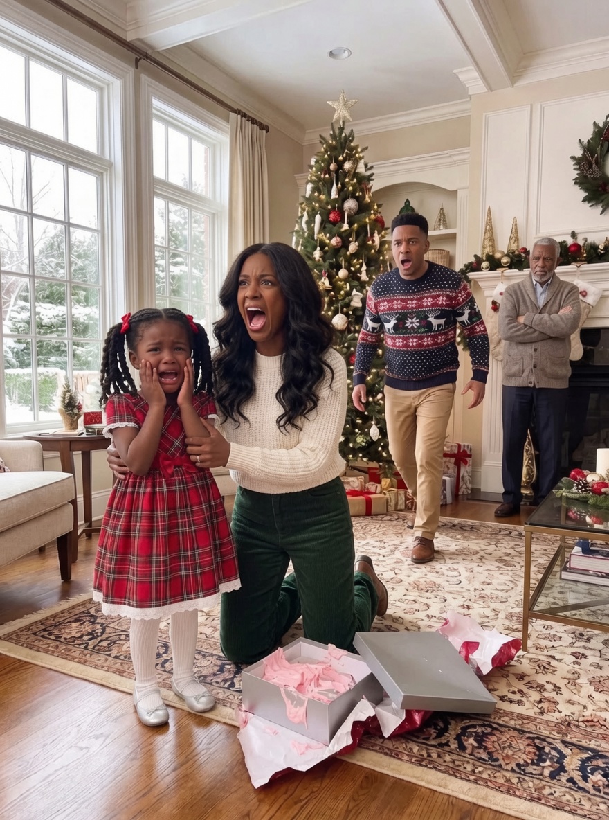 My Father-in-Law Gave My 9-Year-Old Daughter a Beautiful Christmas Gift. Seconds After She Tried It, She Began Scre:aming—Then Police Arrived at Our Home and Found Something Chilling…