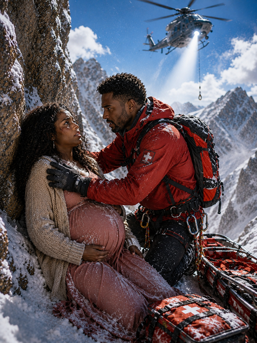 He shoved his nine-month-pregnant wife off an icy cliff just to pocket a $50 million life insurance policy. Today, at the funeral they think is mine, he’s standing with his secret lover, smirking like a winner. They think I’m dead… but they have no clue I’m still clinging to life, fighting my way back for revenge.