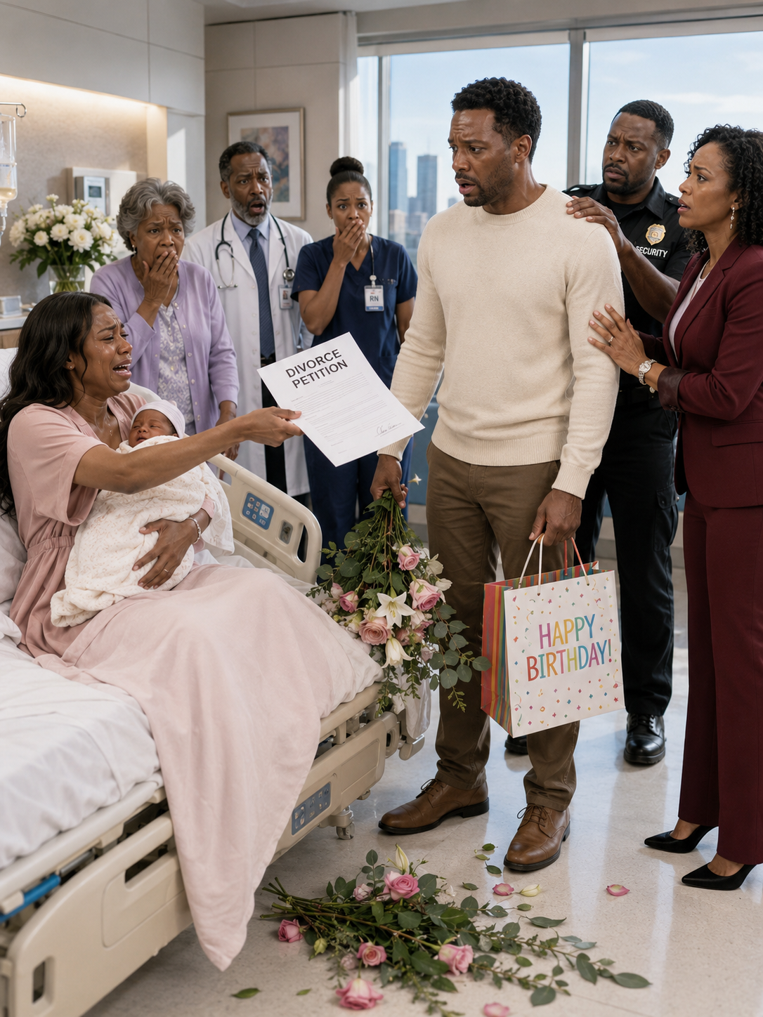 When I was close to giving birth, my husband yelled at me to “quit acting dramatic” and went to his mother’s birthday celebration. Two days later, he walked back into the house smiling—until the sight waiting for him made him drop in terror…..