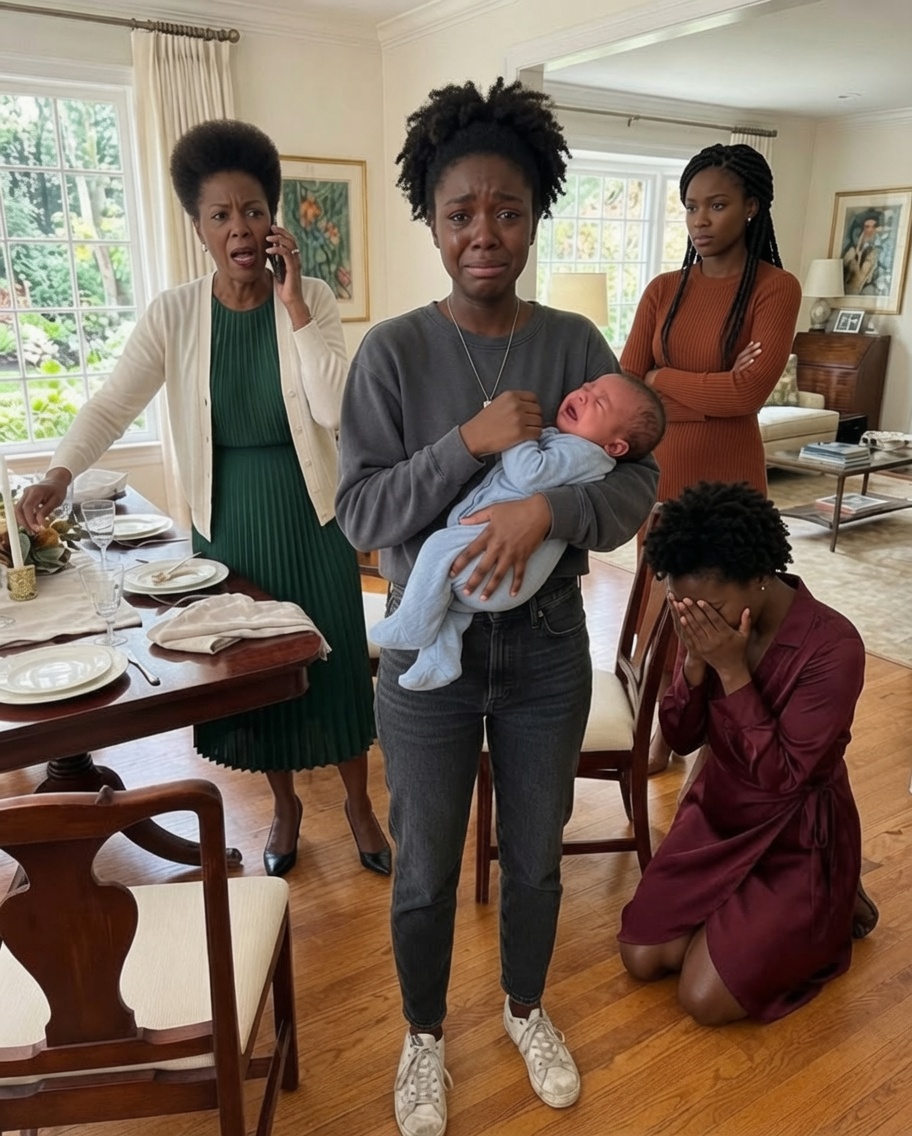 I was standing there in worn clothes with my baby in my arms when Grandma stared at us in disbelief and asked, “Wasn’t the $180,000 I sent to help you enough?” My stomach tightened as I quietly replied, “I never received any of it.” In that instant, the truth came to light, and she immediately contacted her attorneys.