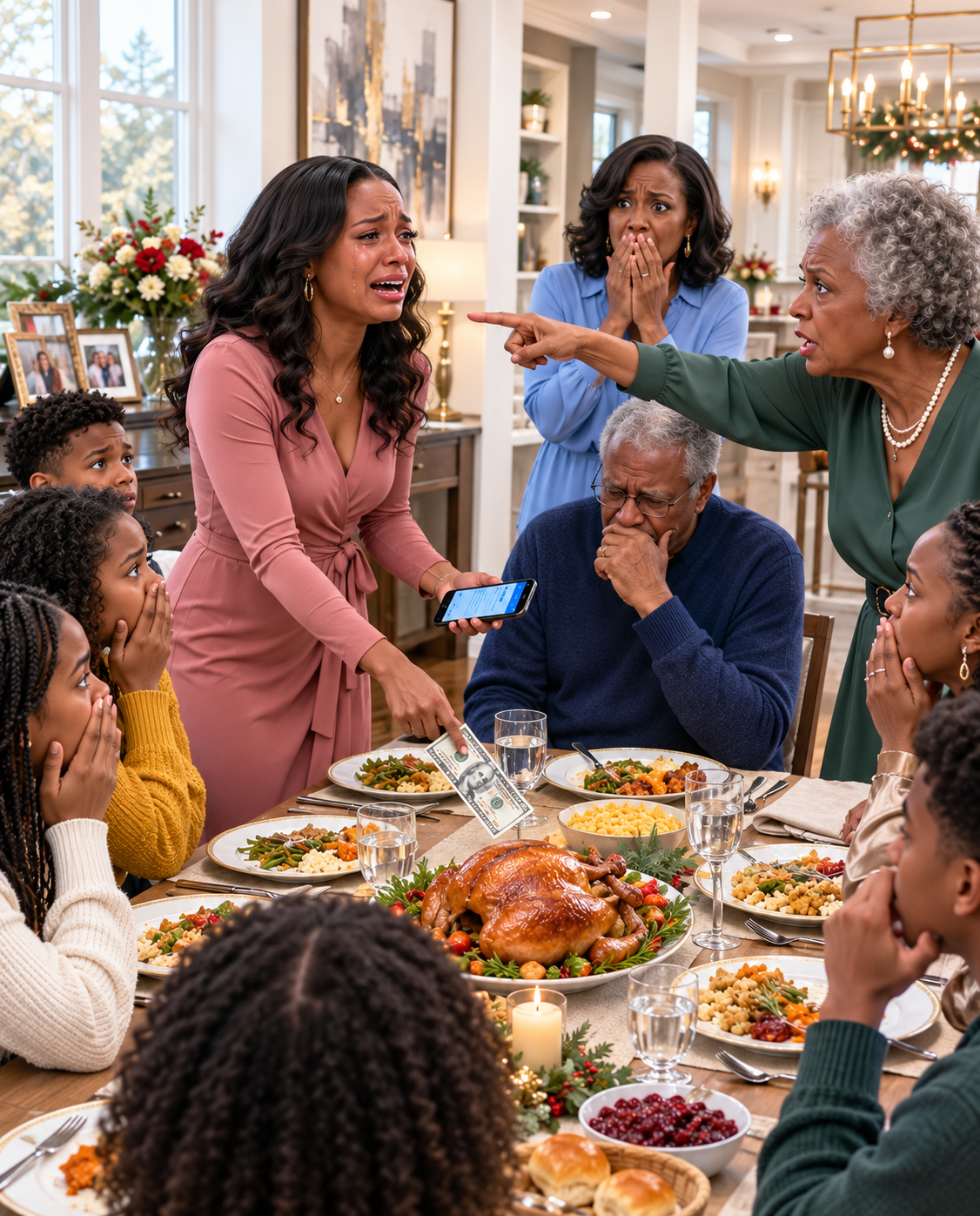 At Thanksgiving, Mom Hum!liated Me Before 17 Relatives: “Your Sister Married a Surgeon. You Clean Toilets.” Dad Even Offered Me $50 for a Mop—Until My 82-Year-Old Grandma Put Down Her Fork and Asked One Question That Left the Entire Table Speechless.