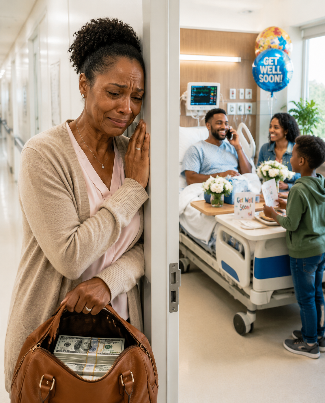 I Arrived at the Hospital With a $200 Million Winning Lottery Ticket Hidden in My Purse, Ready to Save My Only Son—Until I Heard Him Say, “Mom Always Fixes Everything for Me.” Instead of Walking In, I Turned Off My Phone and Investigated His Debts. What I Found Under My Name Changed Our Family Forever.