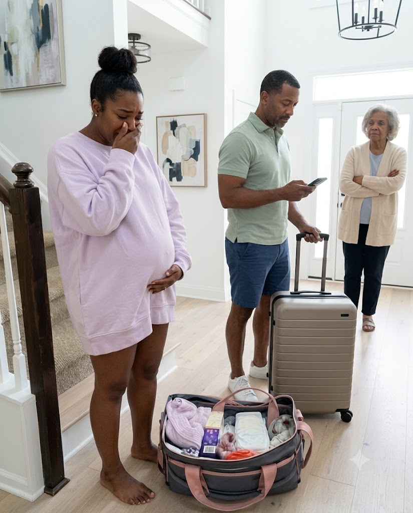 Her Husband Left On Her Due Date And Returned To Legal Papers