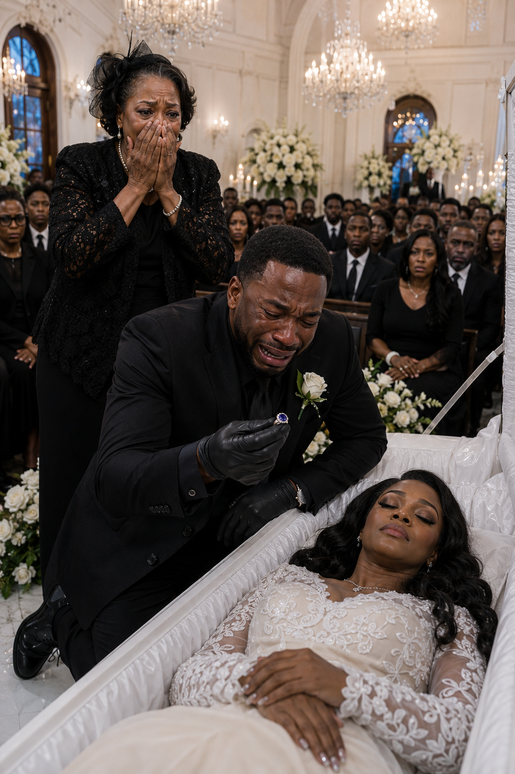 I returned home after a three-week trip, hoping to see my wife’s smile. Instead, I found a coffin in the middle of the living room. “She d!ed in childbirth…” my mother said with a coldness that made my bl00d run cold