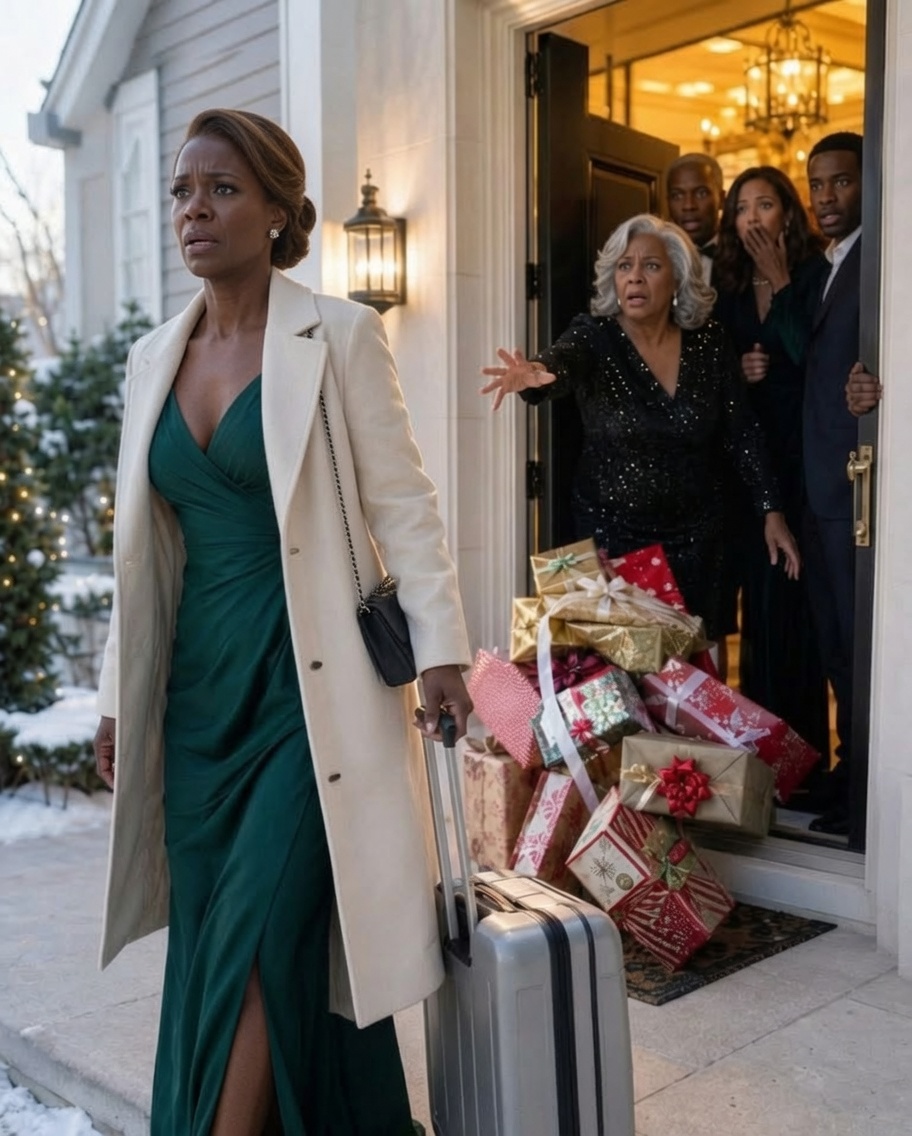 On New Year’s Eve, mom gave presents to every grandchild except mine, so I quietly left and said never to invite us again—then at 6:00 a.m. on January 1, my family’s “new year’s gift” arrived at their door…