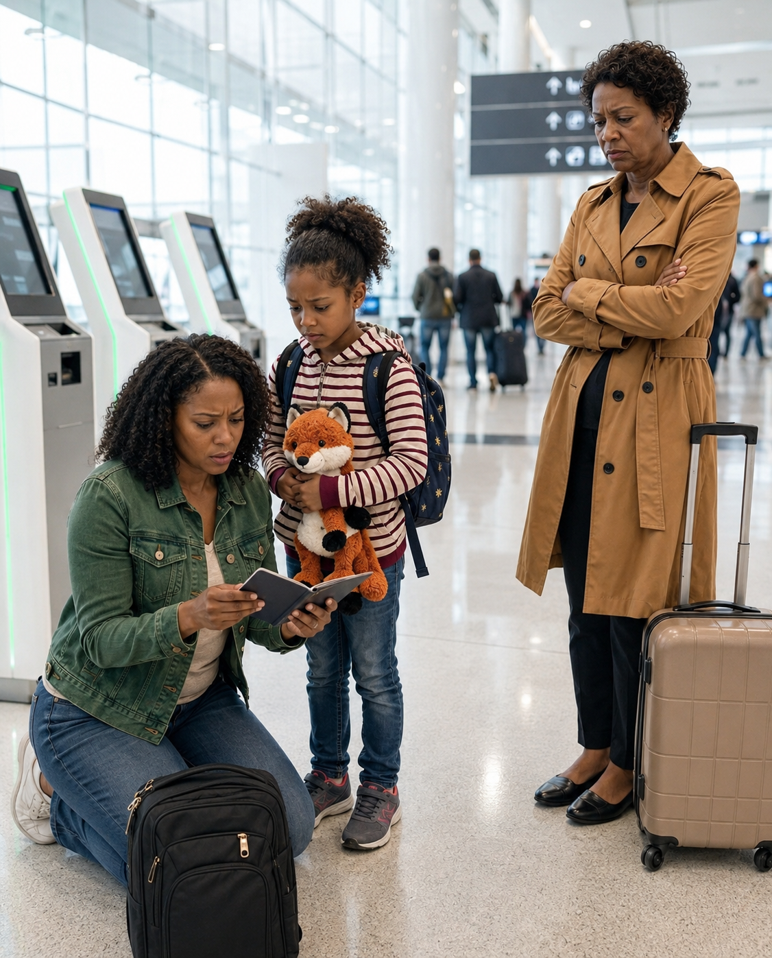 My Daughter Found Her Passport Case Empty At The Airport And Grandma Smiled Like She Had Won