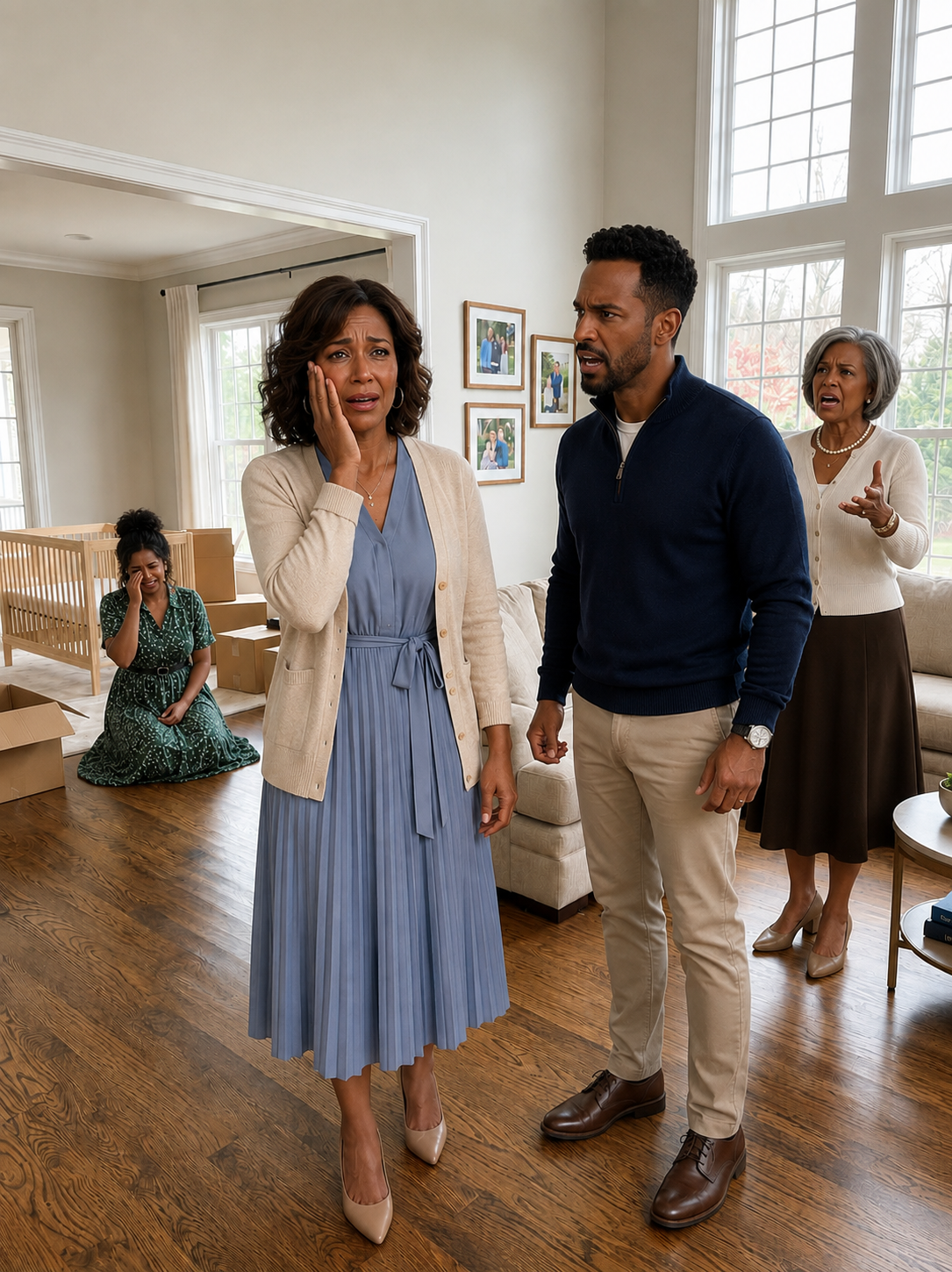 My mother-in-law moved my pregnant sister-in-law into my house without consulting me so she could have her baby there. When I protested, my husband struck me and snapped, “Watch your mouth!” I didn’t argue or give anyone a warning. Instead, I quietly sold the property behind their backs and left for England, allowing them to deal with the consequences of their choices.