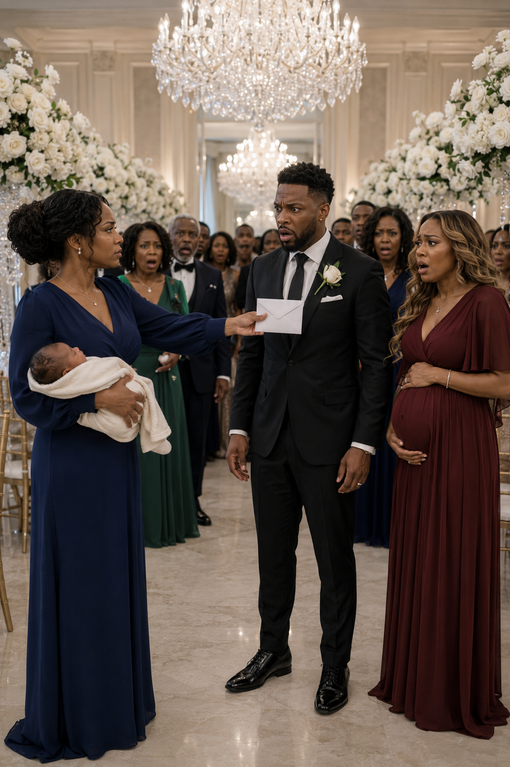 My billionaire ex-husband invited me to his wedding along with his secretary, smirking as he said, “You should come. She’s pregnant – unlike you, she’s not useless.” I smiled. “Of course I’ll come, and I’ll bring you a surprise.”