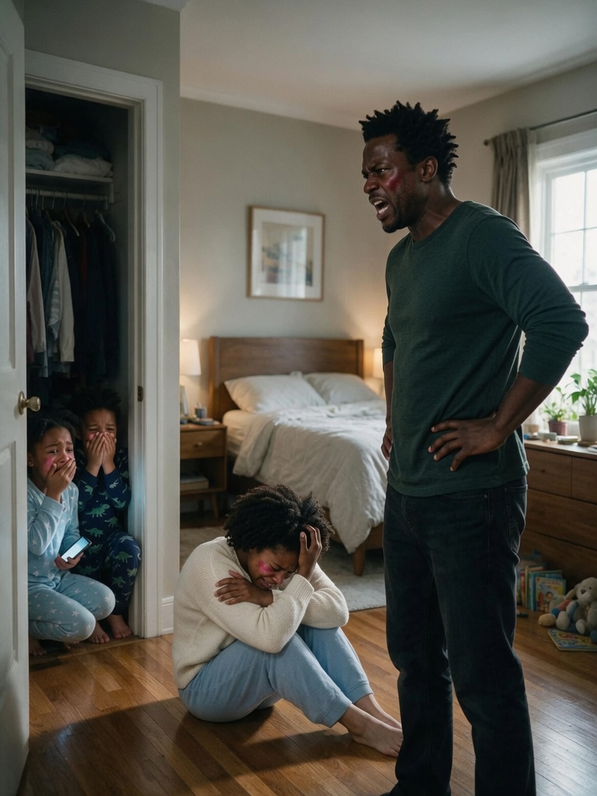 “Please hurry… my dad and his friend are drunk, and they’re doing it to my mom again,” a terr!f!ed young girl told a 911 dispatcher. Within minutes, police arrived at the home—and the scene waiting behind the front door left everyone speechless.