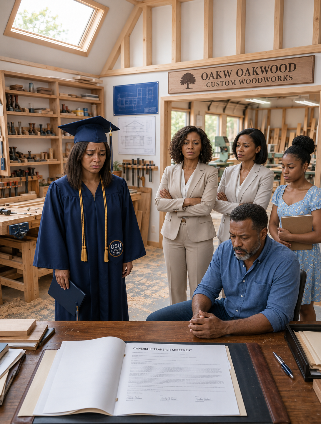 After graduation, I found out my parents had handed our family business to my sister. Mom smiled and said, “You’re good with your hands, not your brain.”