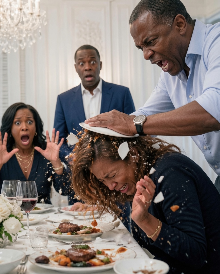 My Husband Smashed a Plate Over My Head at Family Dinner Because I Refused to Give His Mom My Apartment… Then I Stood Up and Said, “You Have No Idea What I’m Capable Of.”